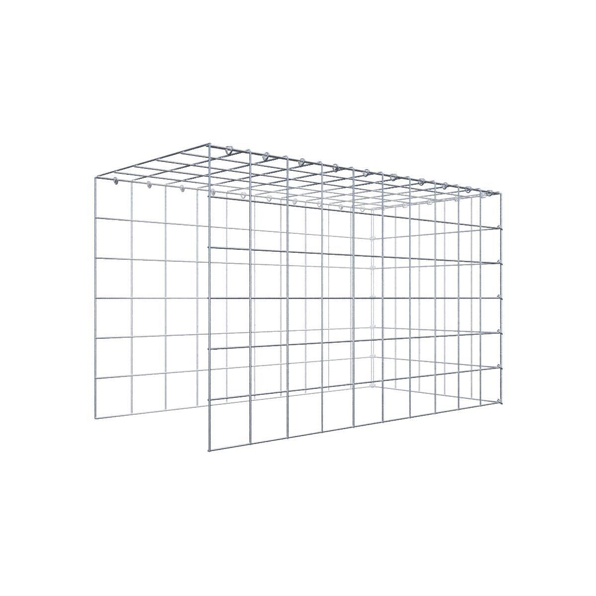 GAB0934301707317139bobbie Anbaugabione Typ 4 100 cm x 60 cm x 50 cm (L x H x T), Maschenweite 10 cm x 10 cm, C-Ring