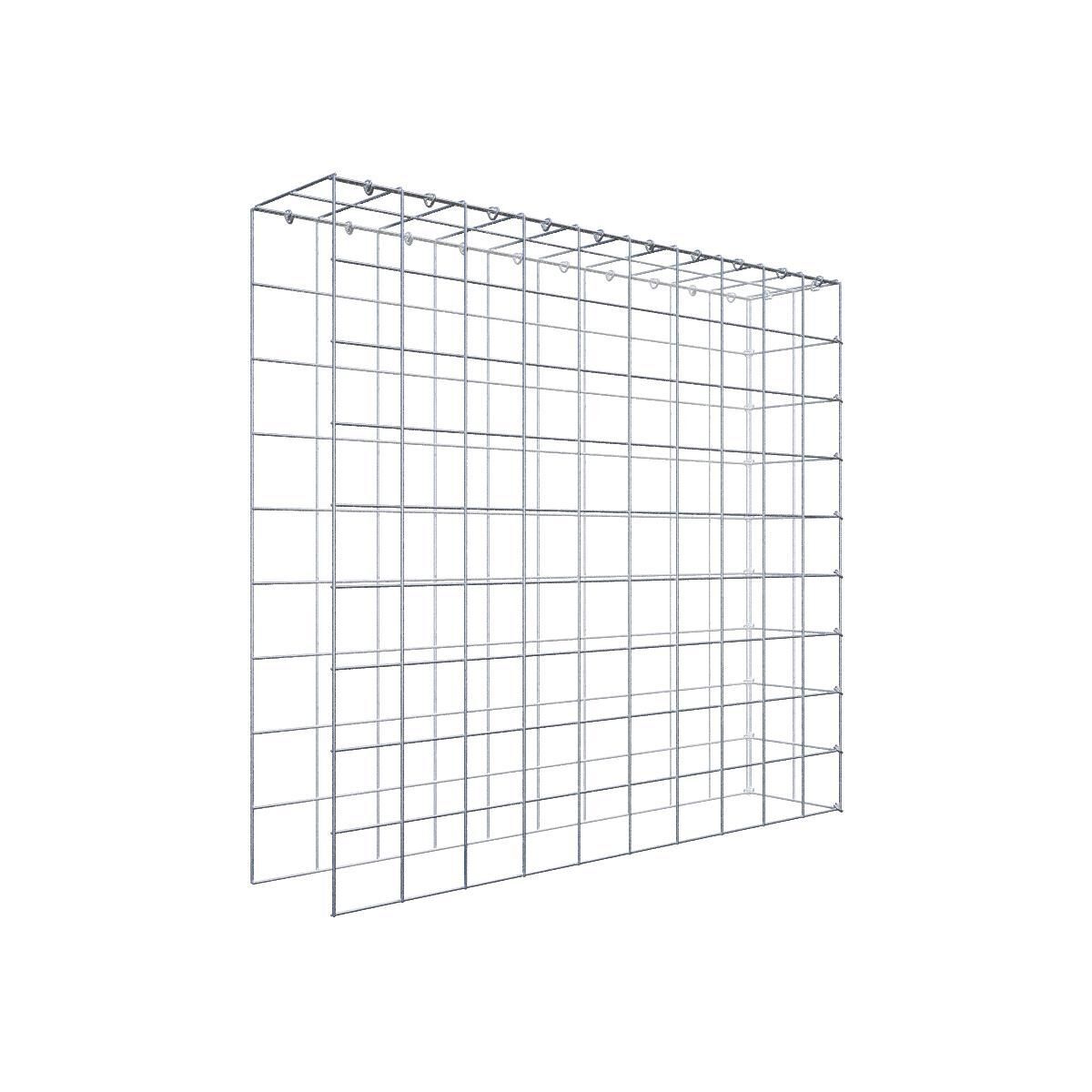 Anbaugabione Typ 4 100 cm x 90 cm x 20 cm (L x H x T), Maschenweite 10 cm x 10 cm, C-Ring