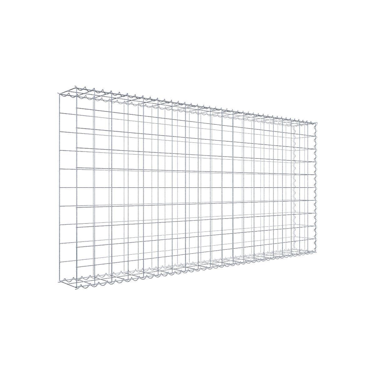 Anbaugabione Typ 2 200 cm x 100 cm x 20 cm (L x H x T), Maschenweite 10 cm x 10 cm, Spirale