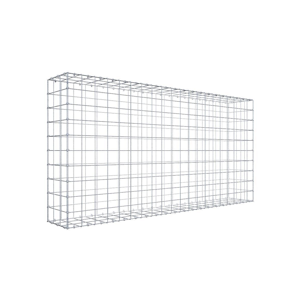 GAB0949181707317141bobbie Gabione 200 cm x 100 cm x 30 cm (L x H x T), Maschenweite 10 cm x 10 cm, C-Ring