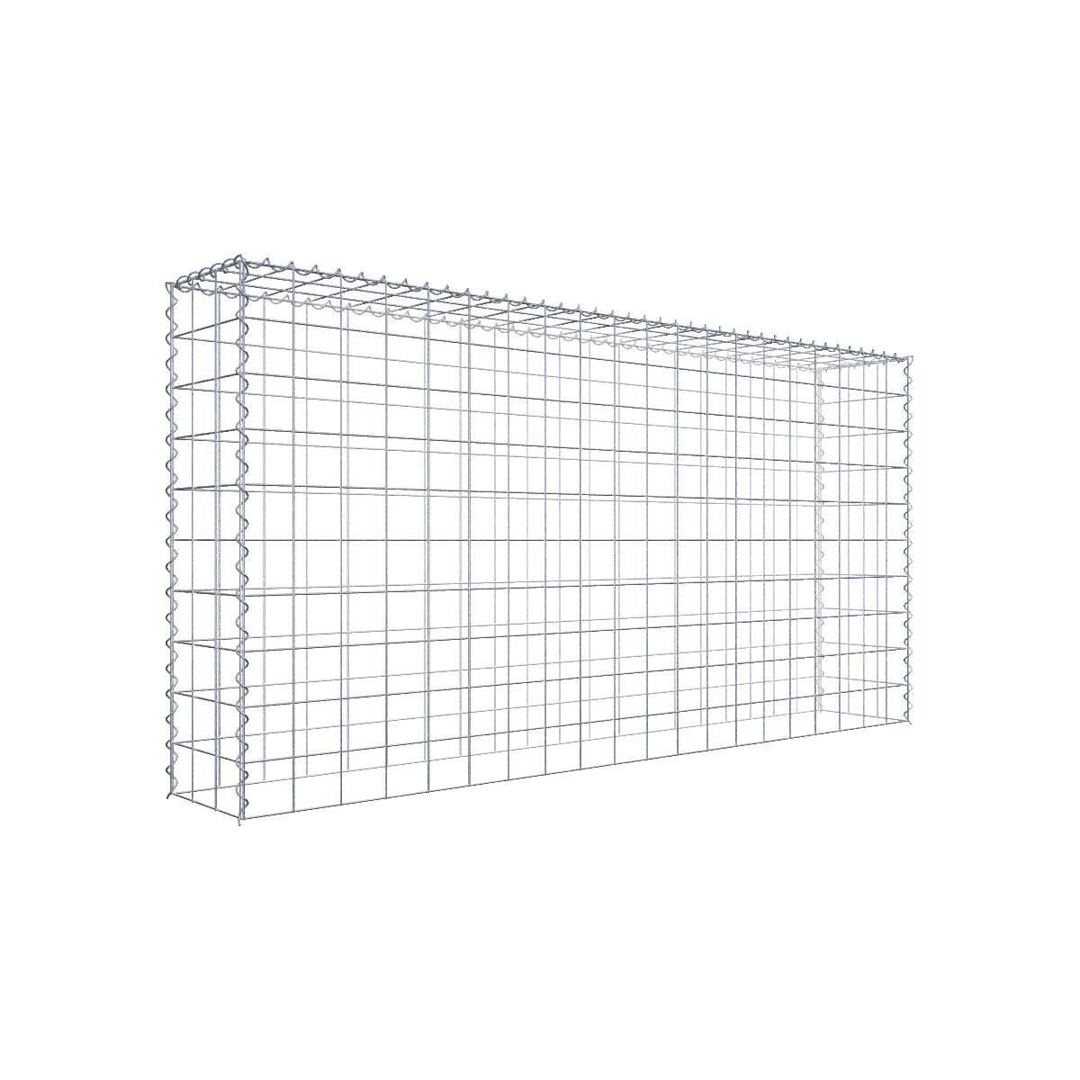 GAB0113971707317124bobbie Anbaugabione Typ 3 200 cm x 100 cm x 30 cm (L x H x T), Maschenweite 10 cm x 10 cm, Spirale