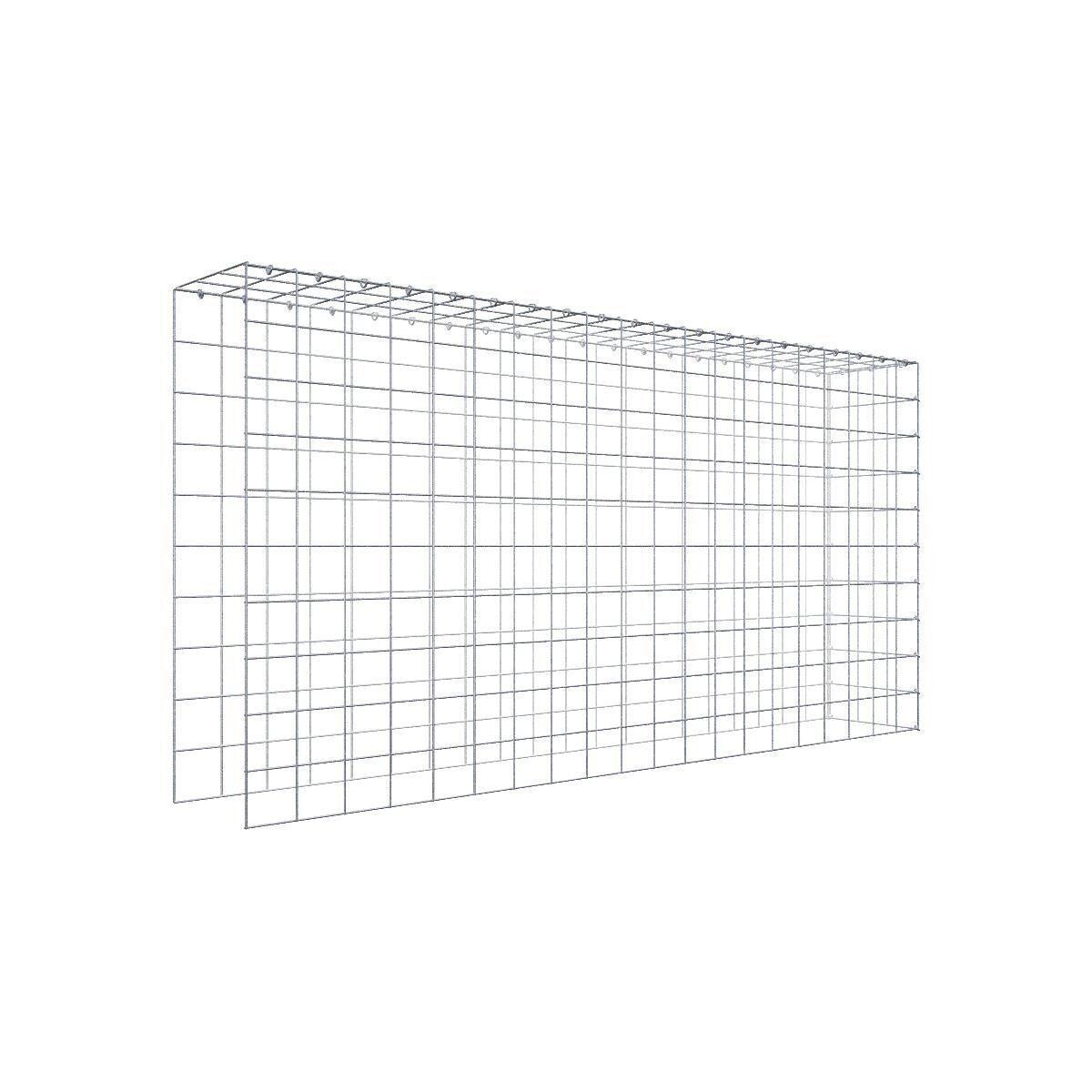 Anbaugabione Typ 4 200 cm x 100 cm x 30 cm (L x H x T), Maschenweite 10 cm x 10 cm, C-Ring