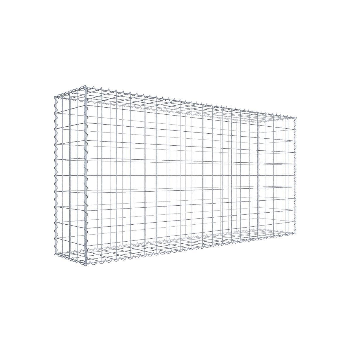 Gabione 200 cm x 100 cm x 40 cm (L x H x T), Maschenweite 10 cm x 10 cm, Spirale