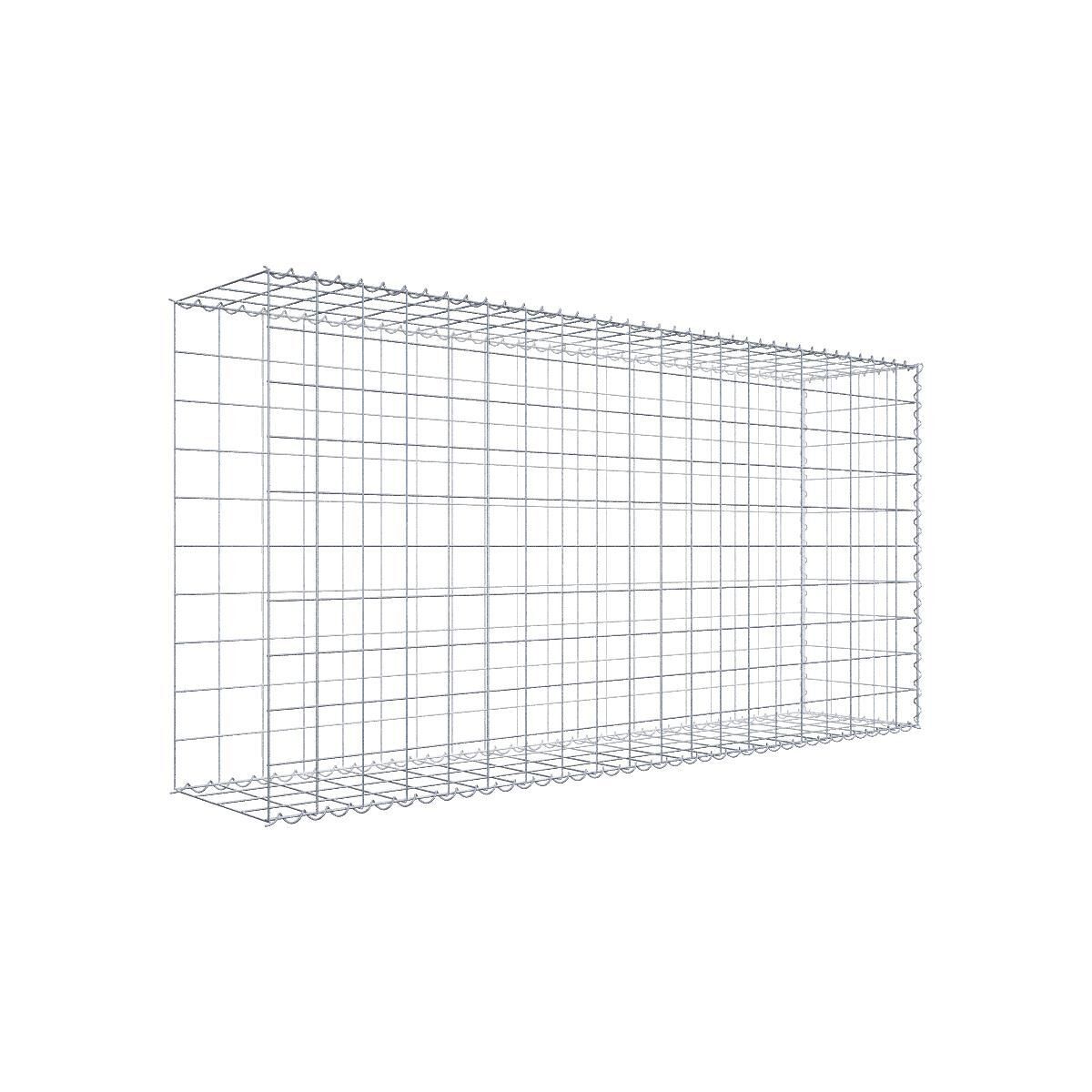 Anbaugabione Typ 2 200 cm x 100 cm x 40 cm (L x H x T), Maschenweite 10 cm x 10 cm, Spirale