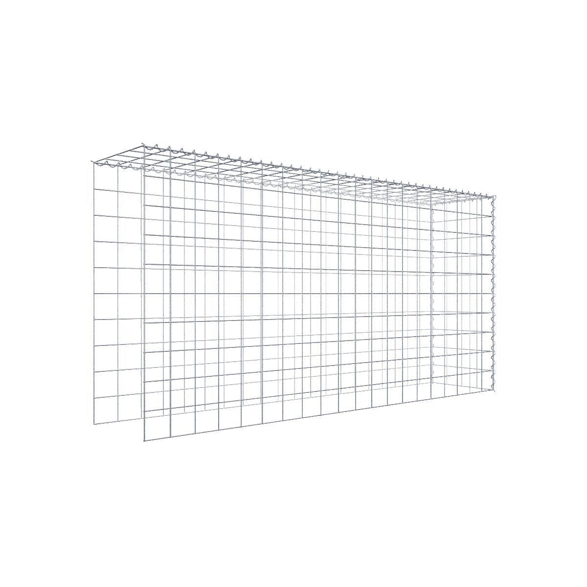 GAB0114411707317124bobbie Anbaugabione Typ 4 200 cm x 100 cm x 40 cm (L x H x T), Maschenweite 10 cm x 10 cm, Spirale
