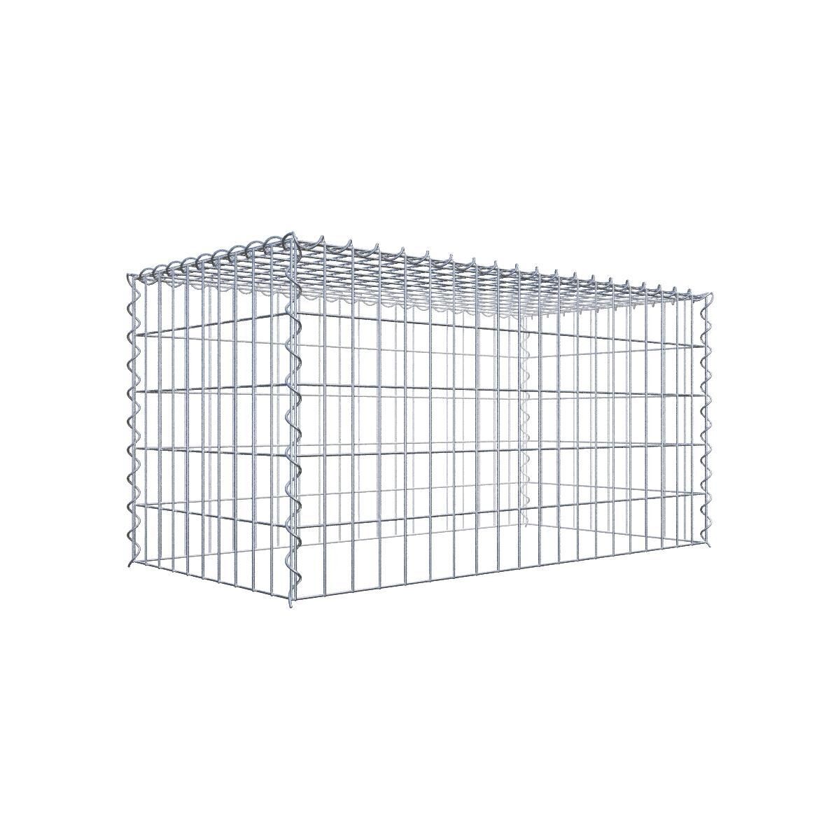 GAB011521707317118bobbie Anbaugabione Typ 3 100 cm x 50 cm x 50 cm (L x H x T), Maschenweite 5 cm x 10 cm, Spirale
