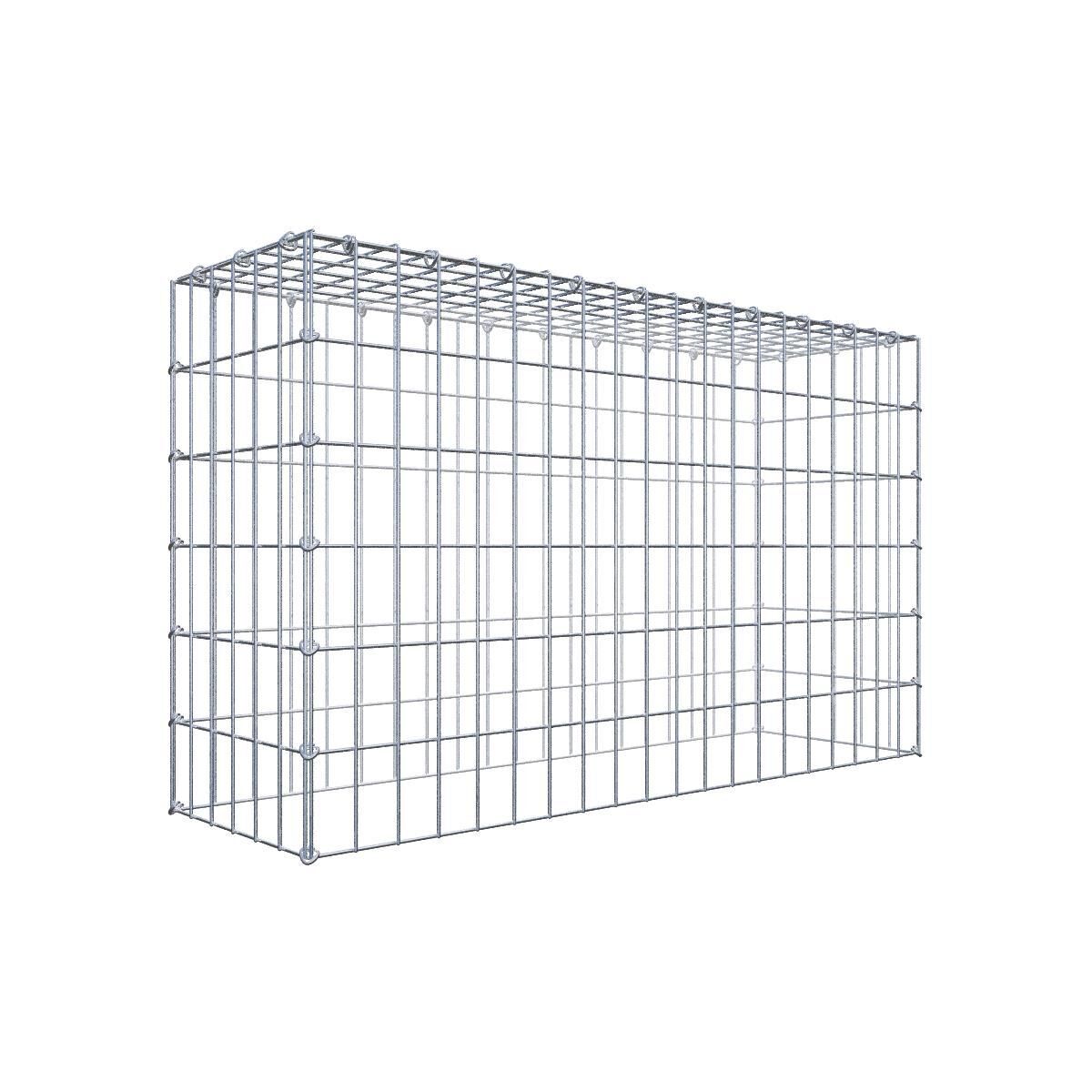 Anbaugabione Typ 3 100 cm x 60 cm x 30 cm (L x H x T), Maschenweite 5 cm x 10 cm, C-Ring