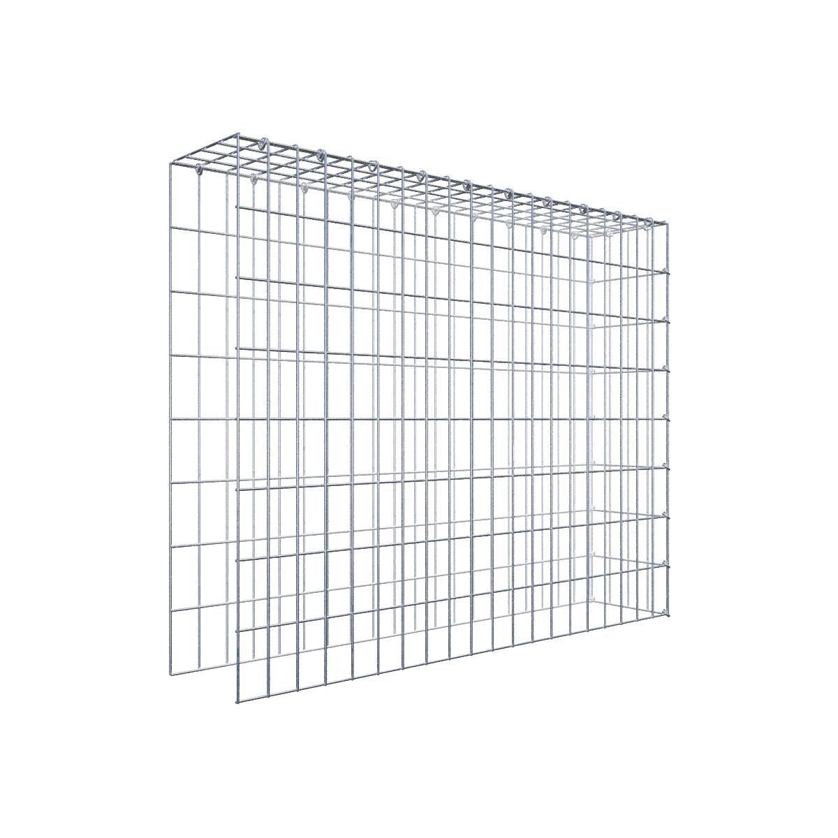 GAB0929761707317138bobbie Anbaugabione Typ 4 100 cm x 80 cm x 20 cm (L x H x T), Maschenweite 5 cm x 10 cm, C-Ring