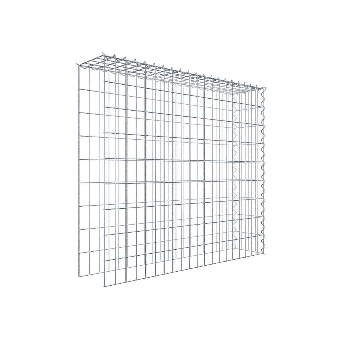 GAB0017321702975502bobbie Anbaugabione Typ 4 100 cm x 90 cm x 20 cm (L x H x T), Maschenweite 5 cm x 10 cm, Spirale