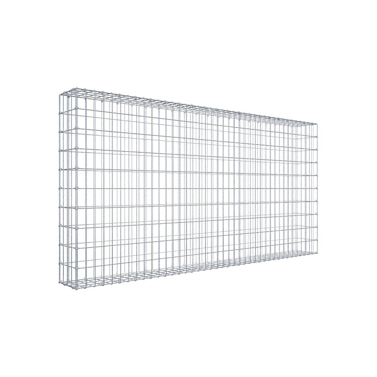 GAB0882071707317134bobbie Gabione 200 cm x 100 cm x 20 cm (L x H x T), Maschenweite 5 cm x 10 cm, C-Ring