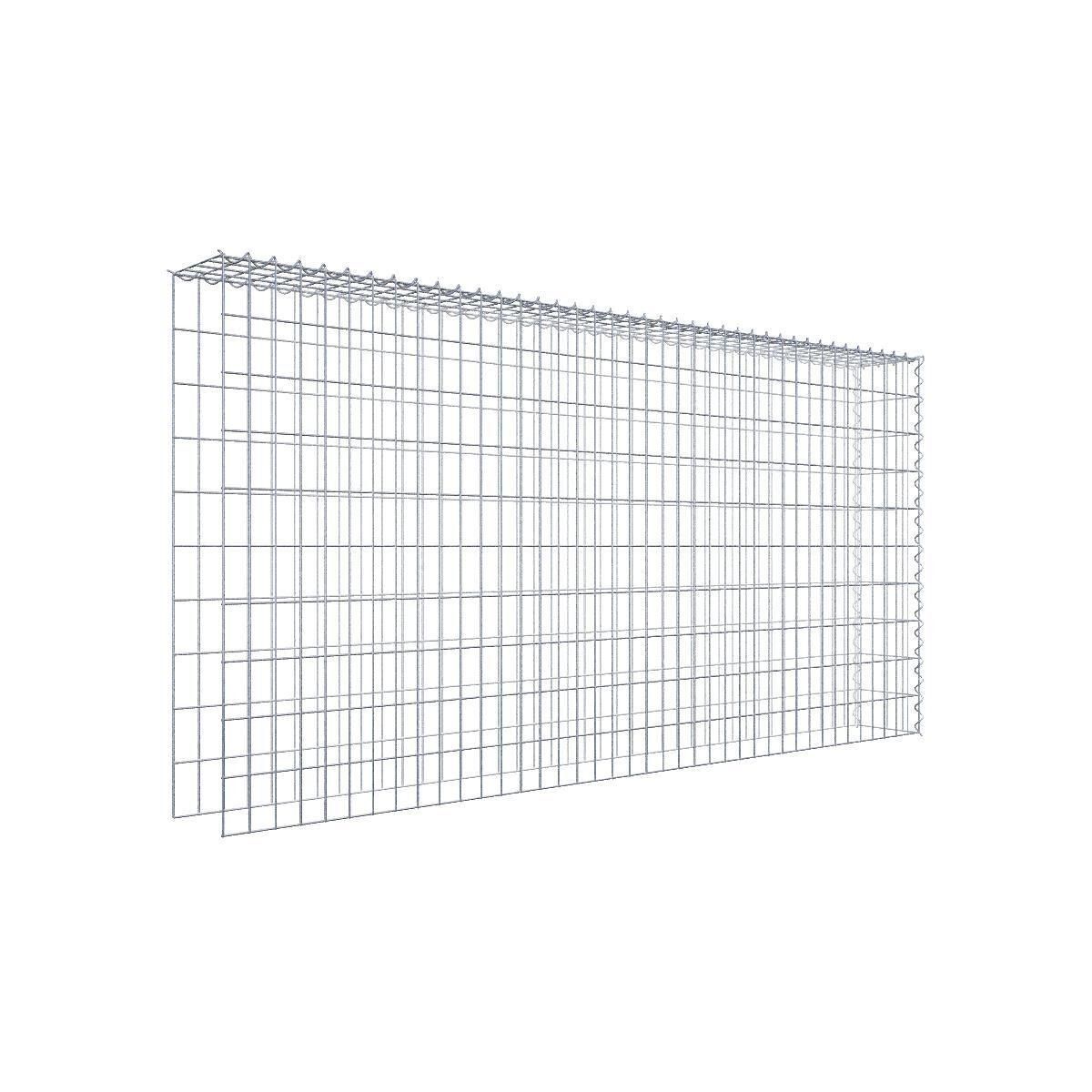 Anbaugabione Typ 4 200 cm x 100 cm x 20 cm (L x H x T), Maschenweite 5 cm x 10 cm, Spirale