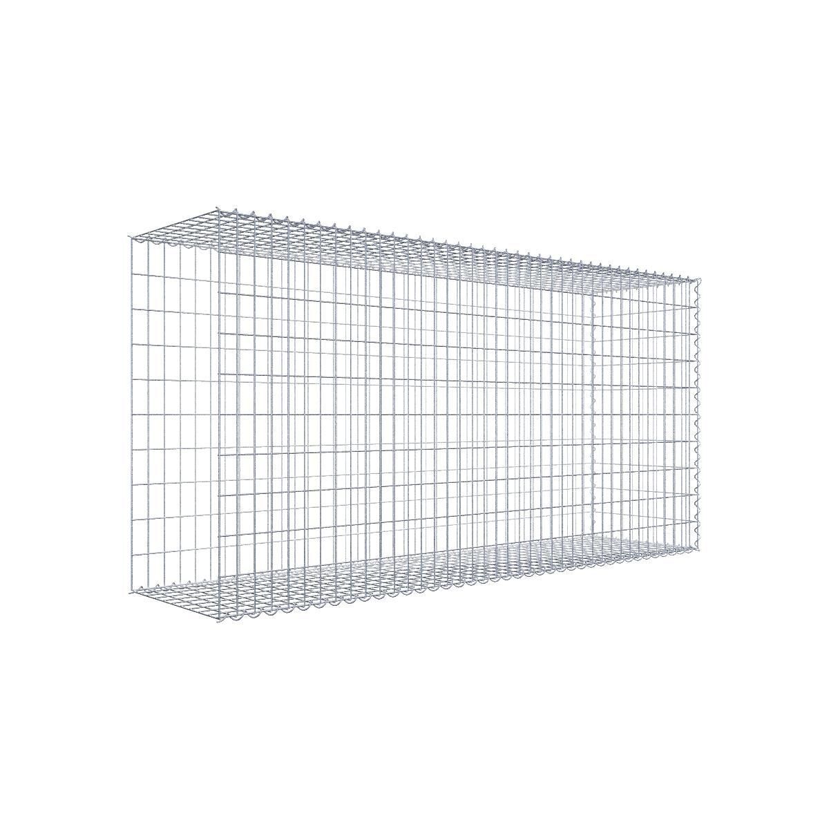 Anbaugabione Typ 2 200 cm x 100 cm x 50 cm (L x H x T), Maschenweite 5 cm x 10 cm, Spirale