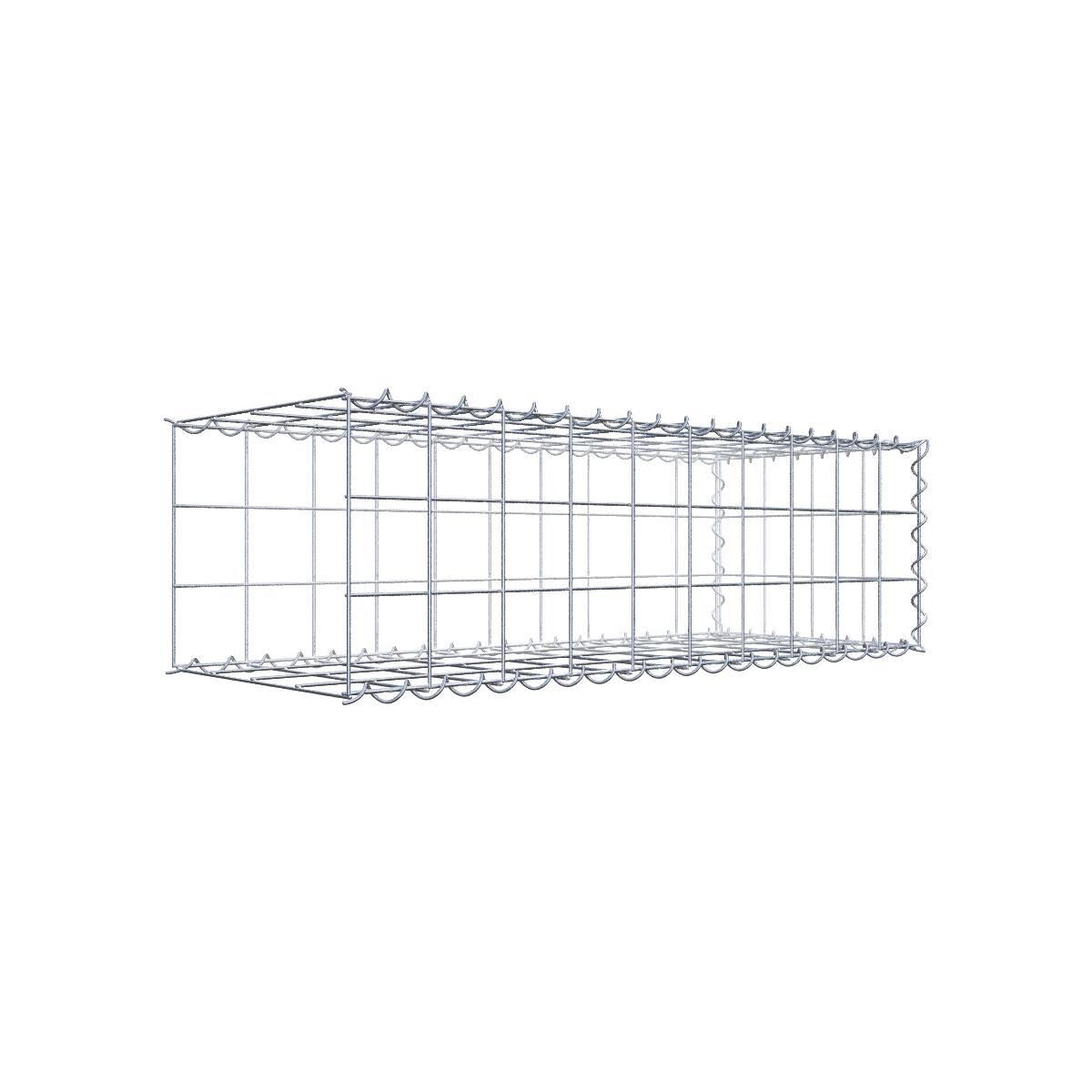 GAB024181707317119bobbie Anbaugabione Typ 2 100 cm x 30 cm x 40 cm (L x H x T), Maschenweite 10 cm x 10 cm, Spirale