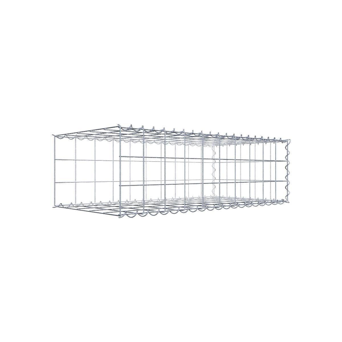 GAB0024251702975528bobbie Anbaugabione Typ 2 100 cm x 30 cm x 50 cm (L x H x T), Maschenweite 10 cm x 10 cm, Spirale