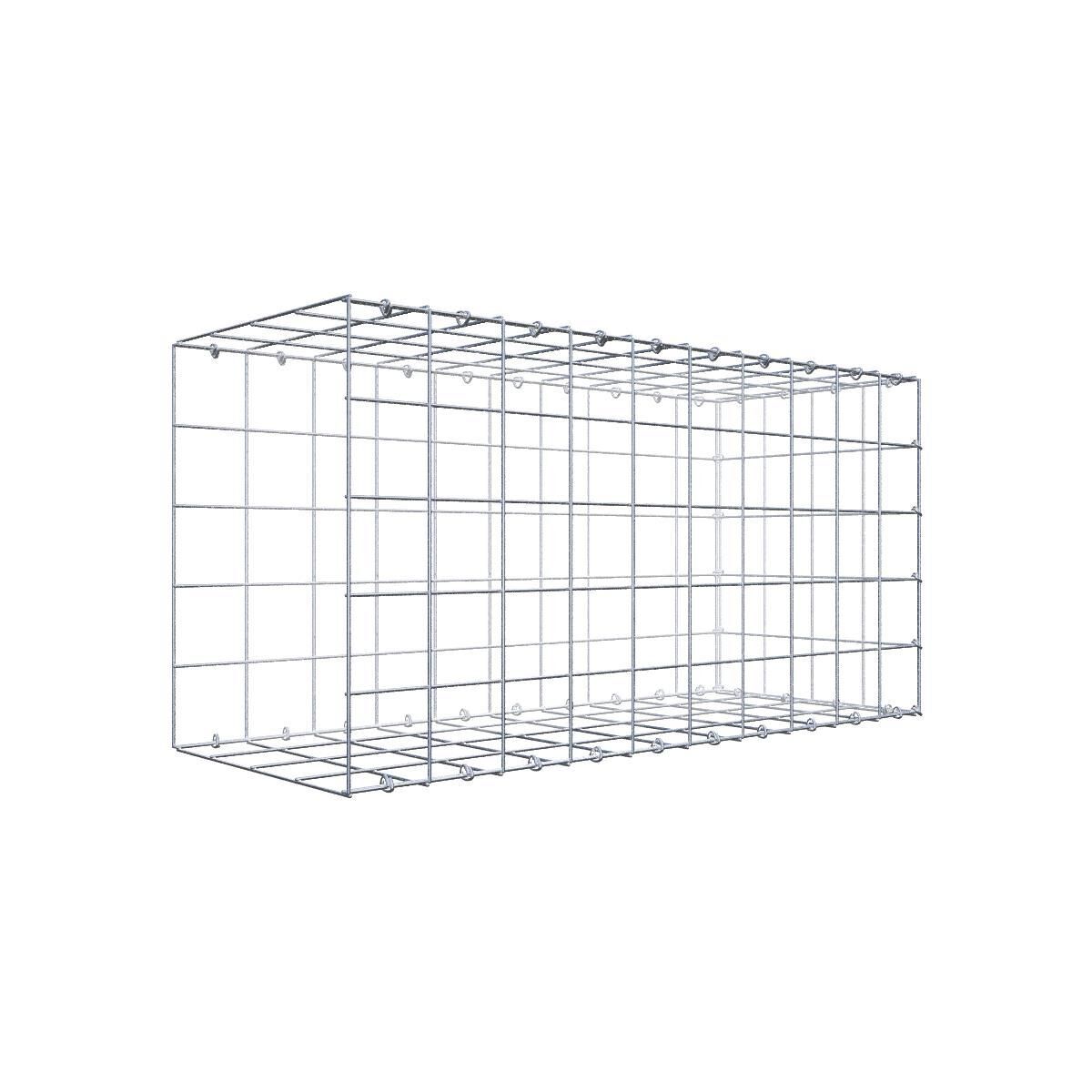 Anbaugabione Typ 2 100 cm x 50 cm x 40 cm (L x H x T), Maschenweite 10 cm x 10 cm, C-Ring