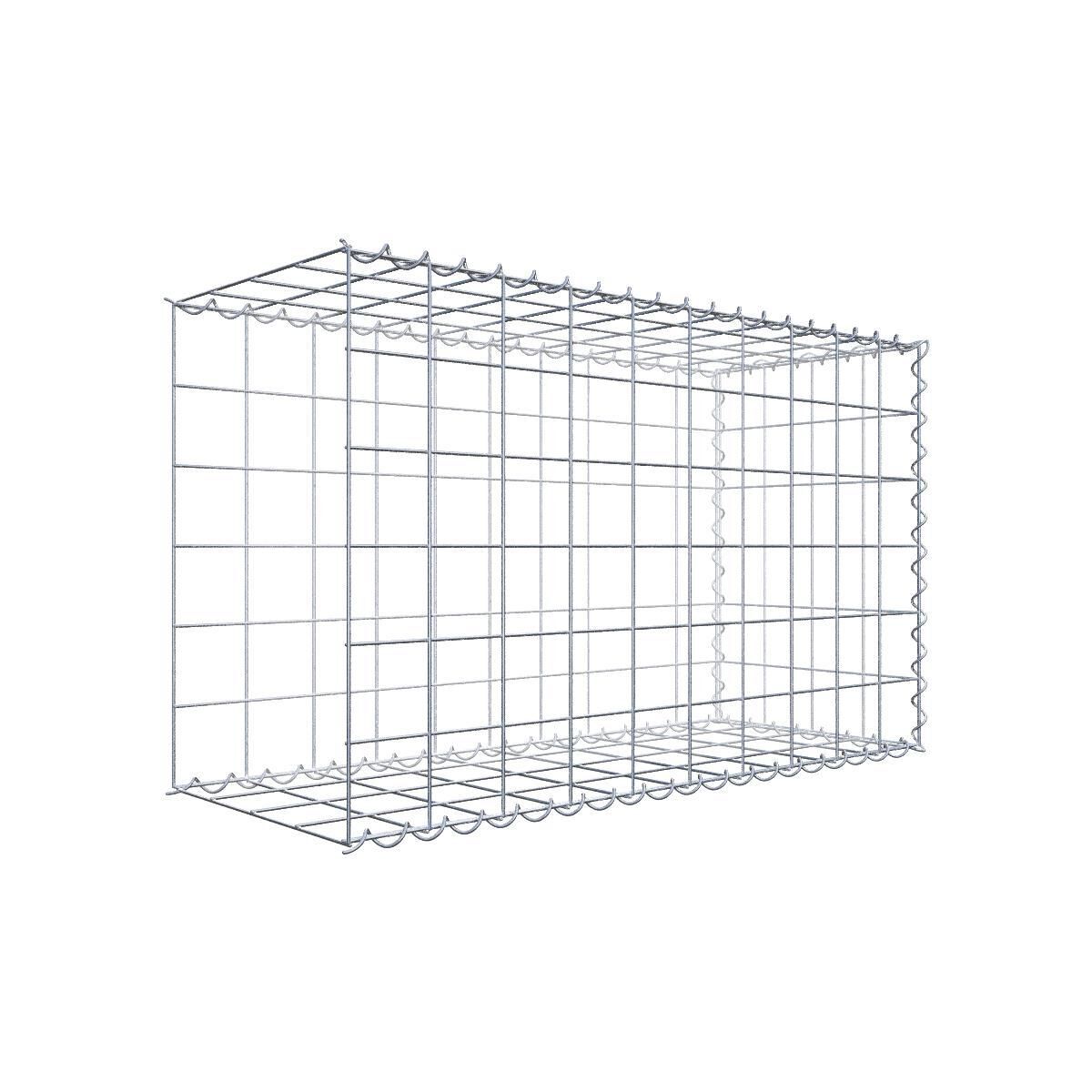Anbaugabione Typ 2 100 cm x 60 cm x 40 cm (L x H x T), Maschenweite 10 cm x 10 cm, Spirale