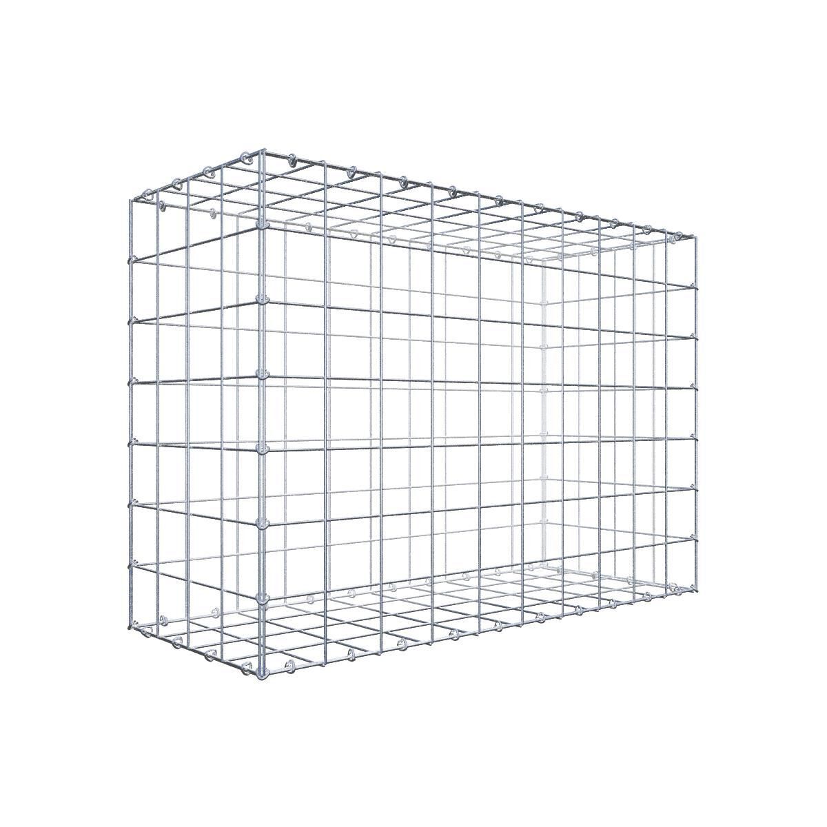 Gabione 100 cm x 70 cm x 40 cm (L x H x T), Maschenweite 10 cm x 10 cm, C-Ring