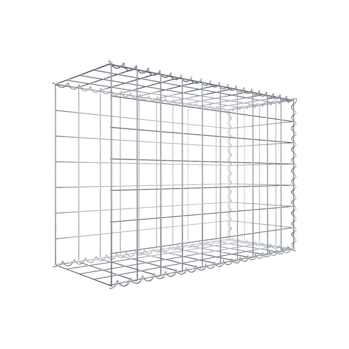 Anbaugabione Typ 2 100 cm x 70 cm x 40 cm (L x H x T), Maschenweite 10 cm x 10 cm, Spirale