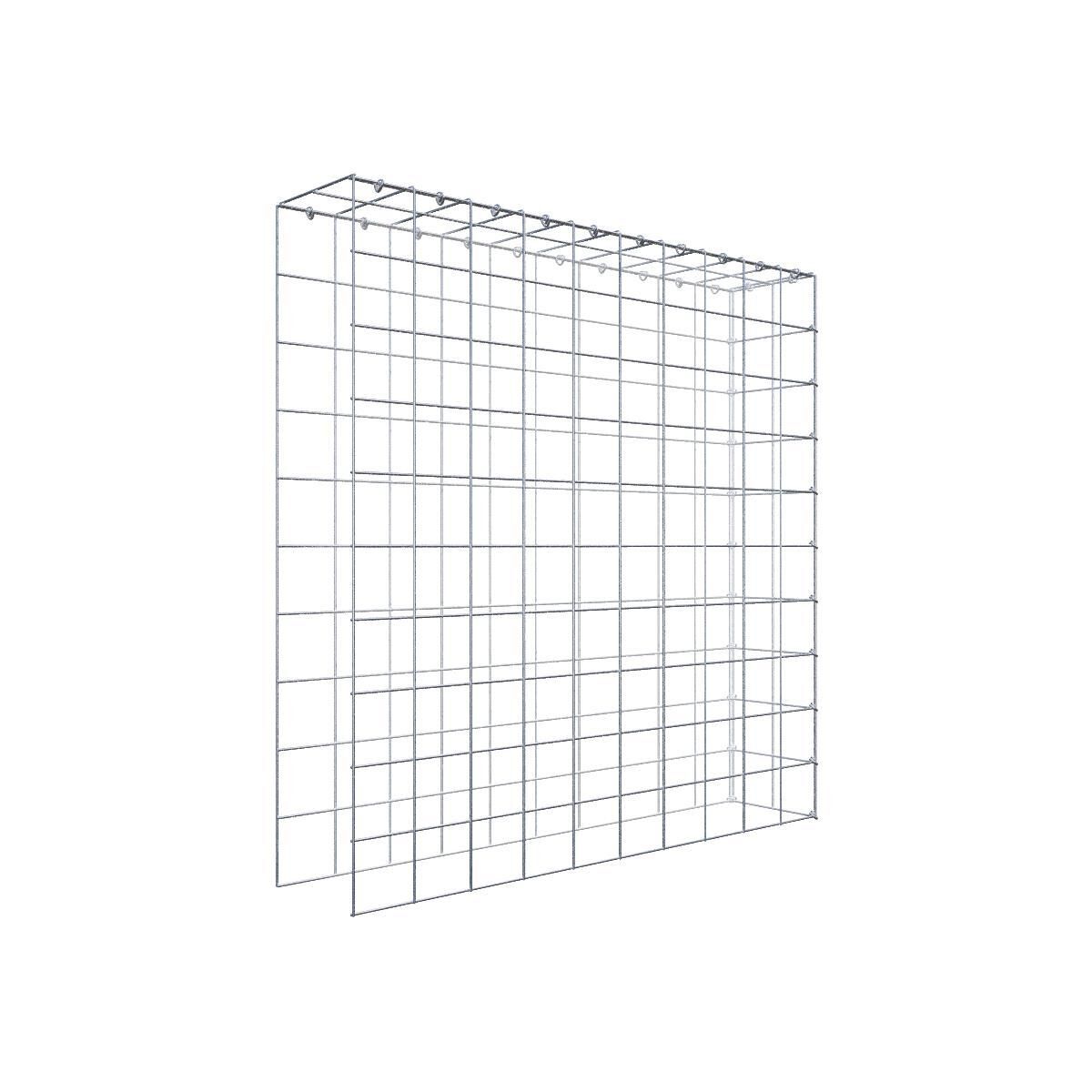 GAB0935601707317139bobbie Anbaugabione Typ 4 100 cm x 100 cm x 20 cm (L x H x T), Maschenweite 10 cm x 10 cm, C-Ring