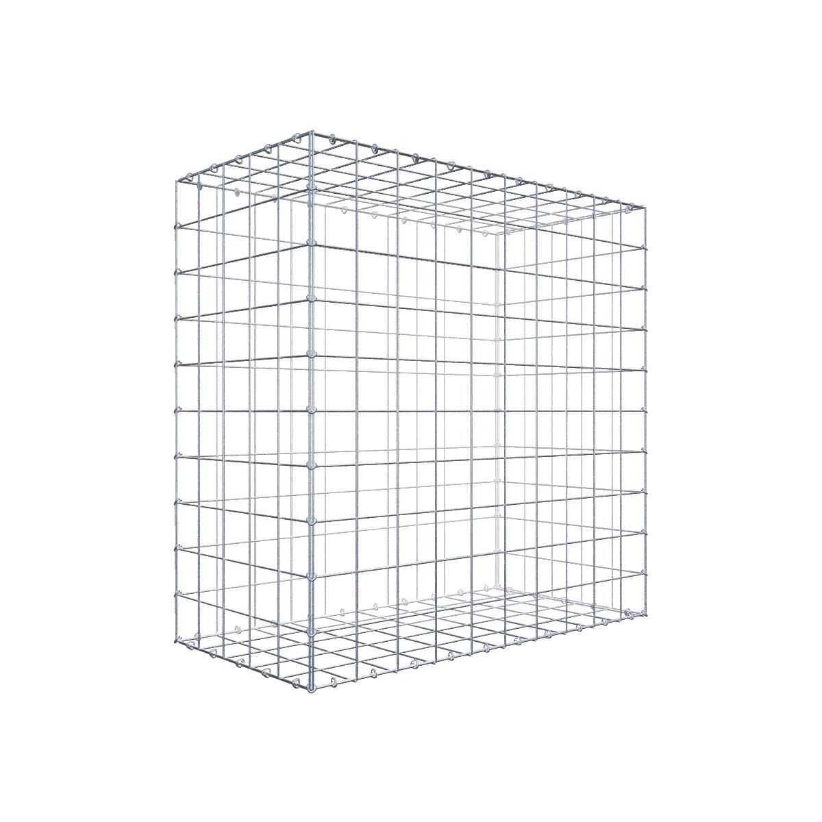 Gabione 100 cm x 100 cm x 50 cm (L x H x T), Maschenweite 10 cm x 10 cm, C-Ring