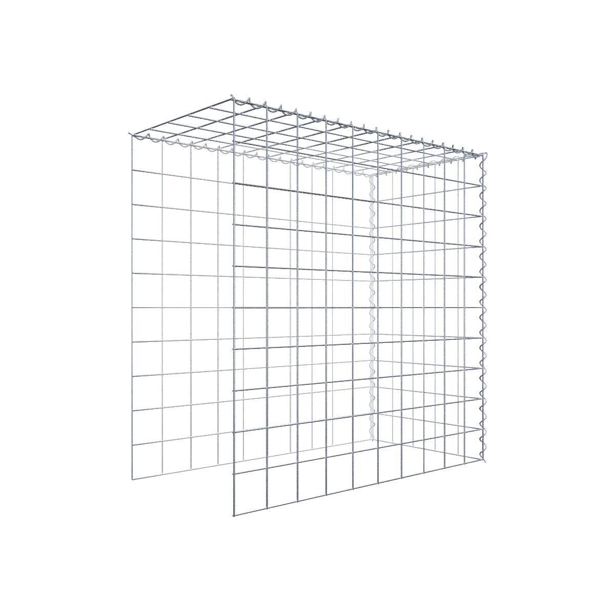 Anbaugabione Typ 4 100 cm x 100 cm x 50 cm (L x H x T), Maschenweite 10 cm x 10 cm, Spirale