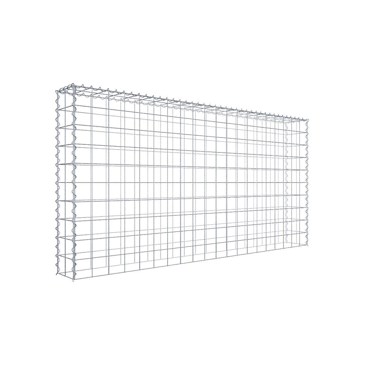 GAB0113801707317124bobbie Anbaugabione Typ 3 200 cm x 100 cm x 20 cm (L x H x T), Maschenweite 10 cm x 10 cm, Spirale