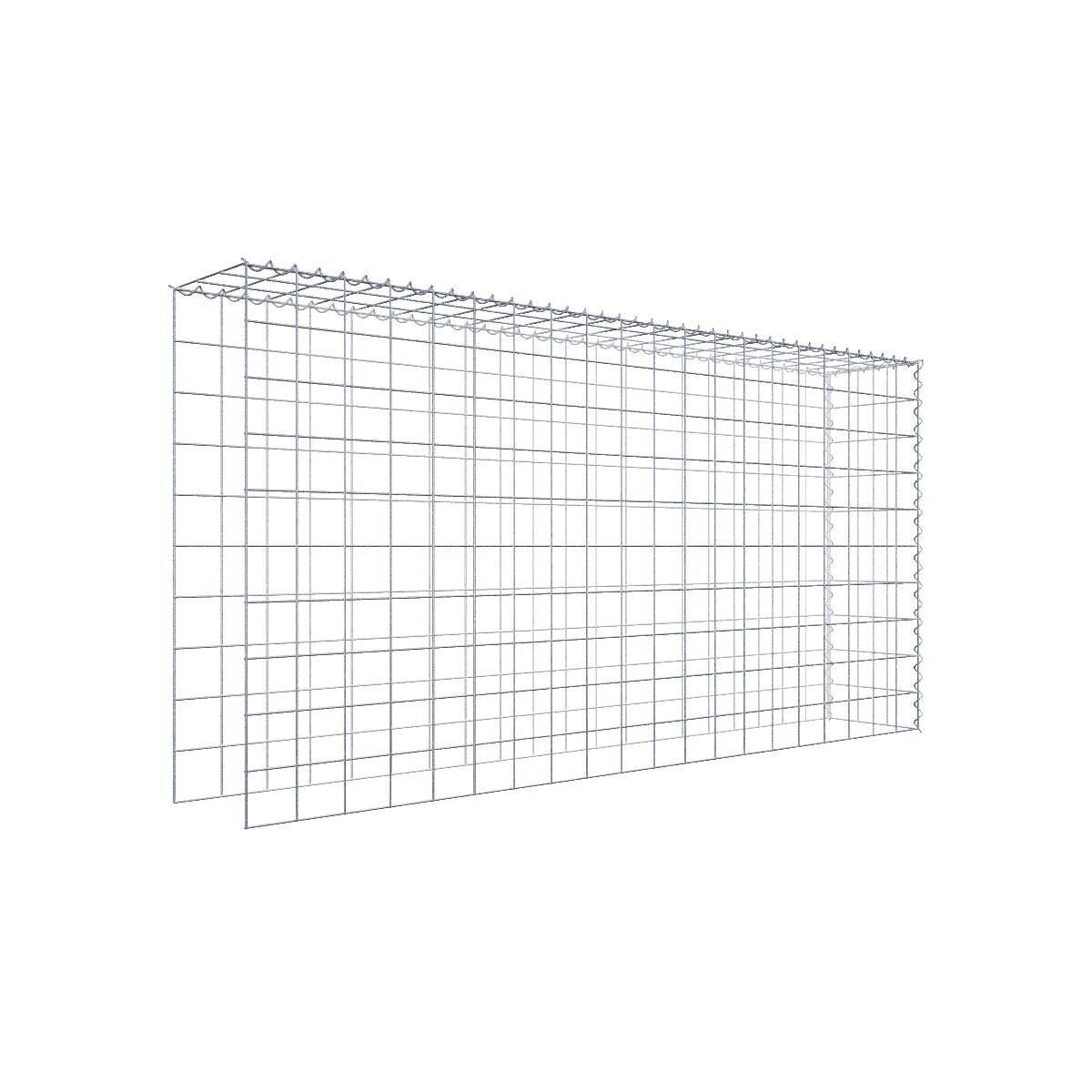 GAB0114341707317124bobbie Anbaugabione Typ 4 200 cm x 100 cm x 30 cm (L x H x T), Maschenweite 10 cm x 10 cm, Spirale