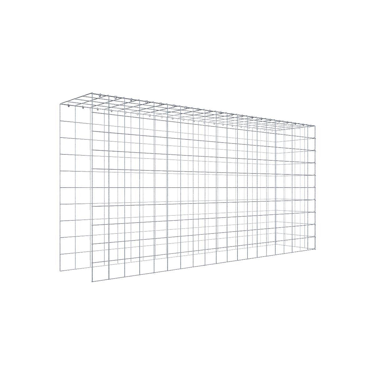 GAB0936211707317139bobbie Anbaugabione Typ 4 200 cm x 100 cm x 40 cm (L x H x T), Maschenweite 10 cm x 10 cm, C-Ring