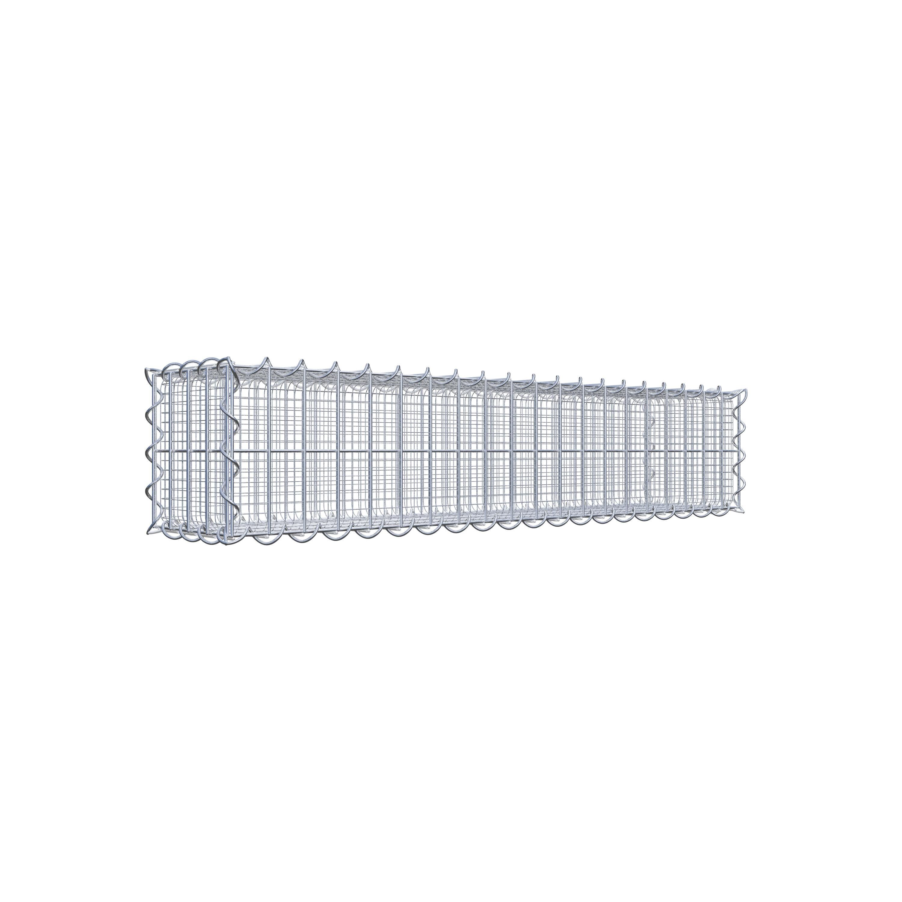 GAB043261707317120bobbie Splittgabione 100 cm x 20 cm x 20 cm (L x H x T), Maschenweite 5 cm x 10 cm, Spirale