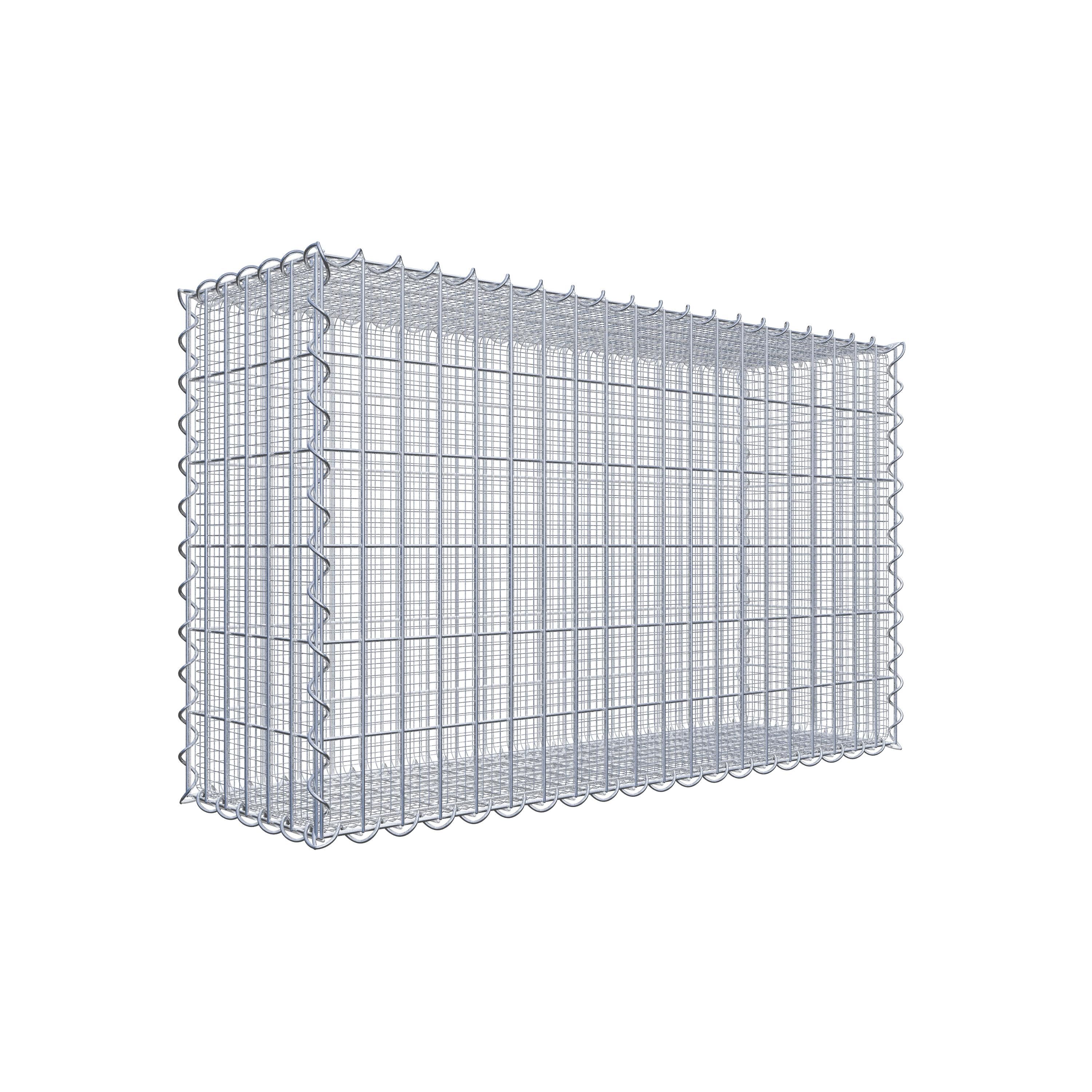 Splittgabione 100 cm x 60 cm x 30 cm (L x H x T), Maschenweite 5 cm x 10 cm, Spirale