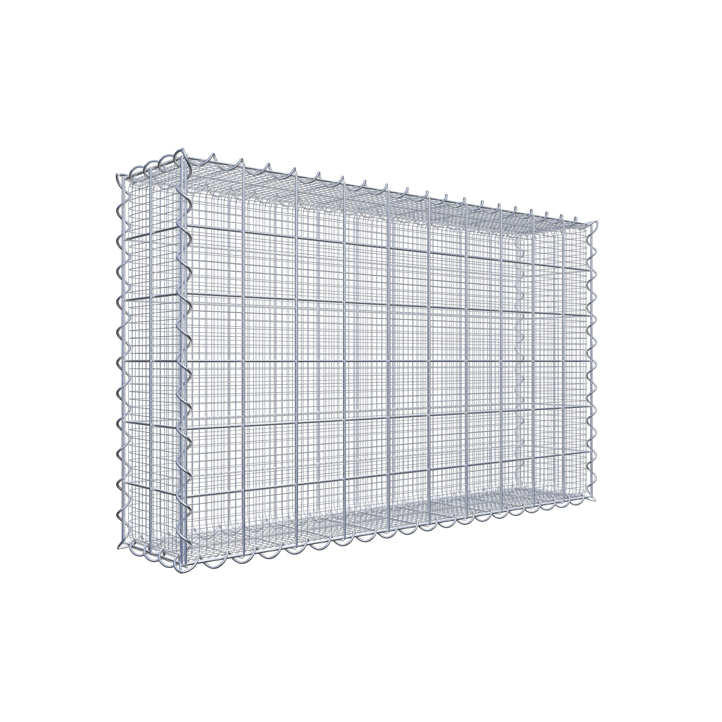 Splittgabione 100 cm x 60 cm x 20 cm (L x H x T), Maschenweite 10 cm x 10 cm, Spirale