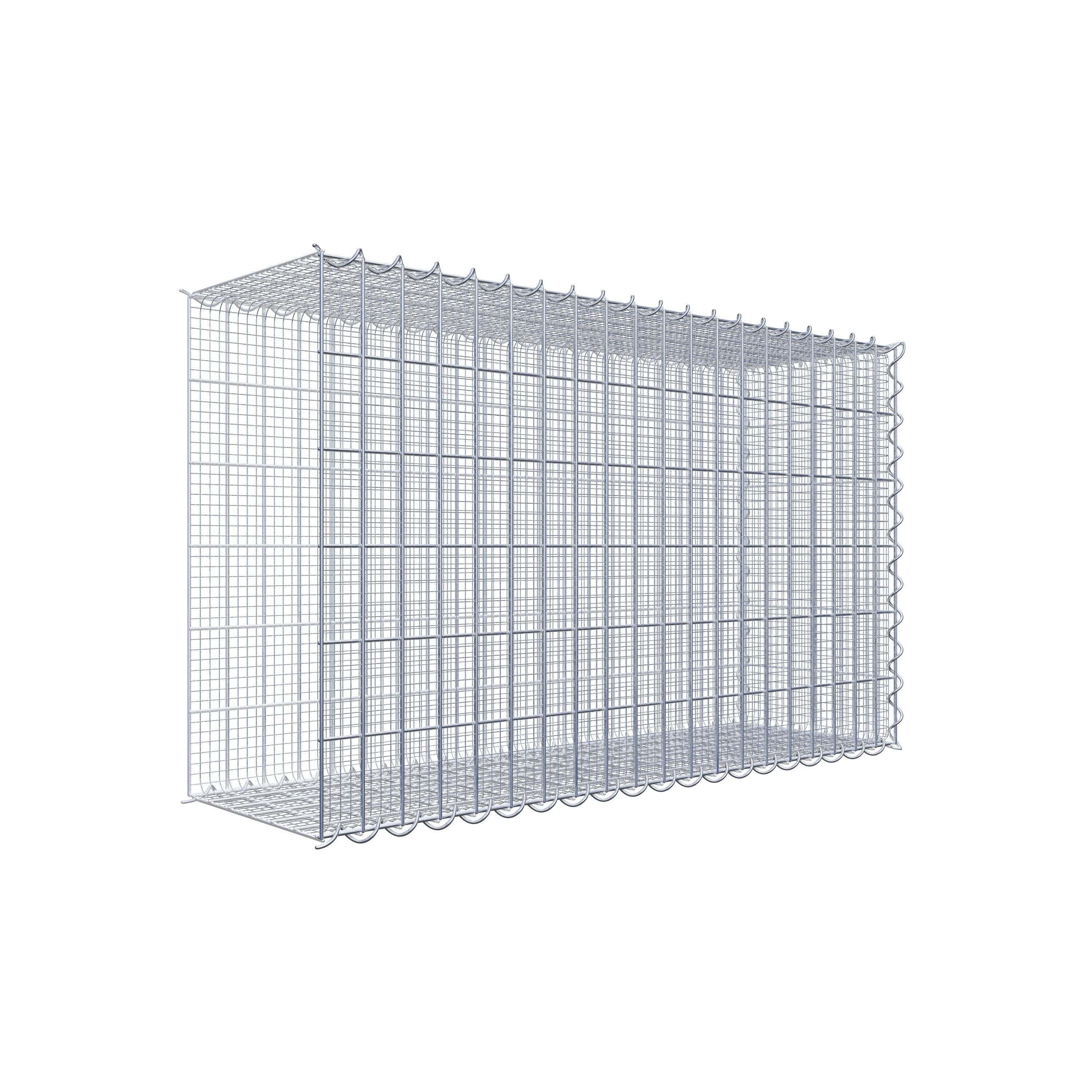 GAB047531707317120bobbie Splittanbaugabione Typ 2 100 cm x 60 cm x 30 cm (L x H x T), Maschenweite 5 cm x 10 cm, Spirale
