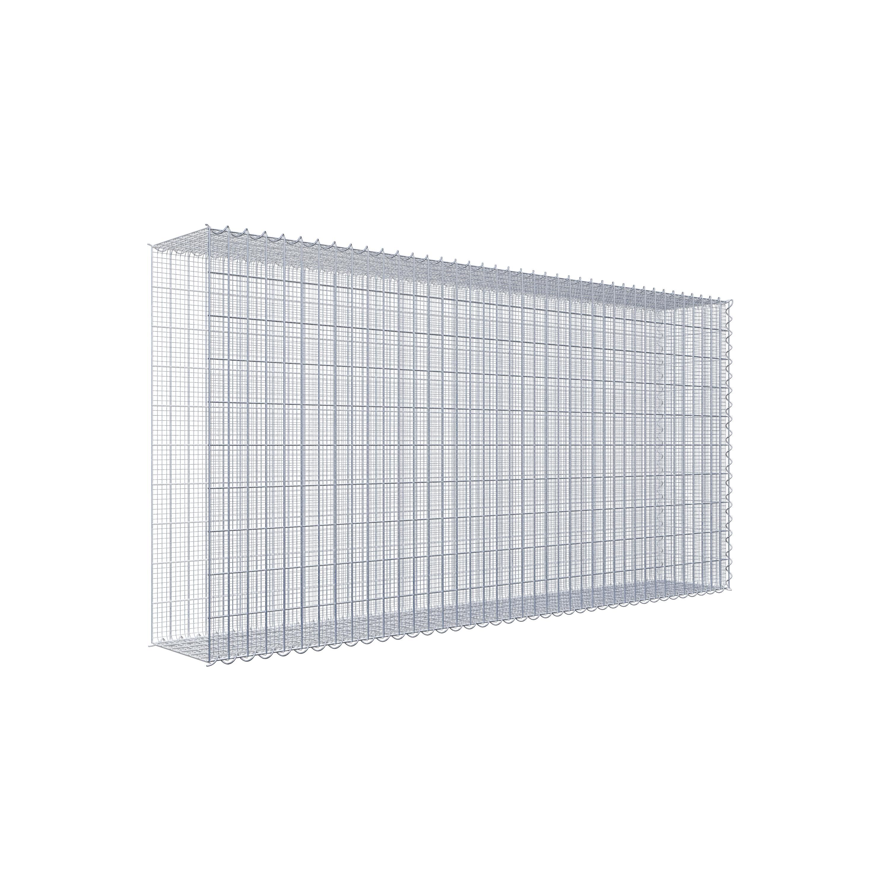 GAB045171707317120bobbie Splittanbaugabione Typ 2 200 cm x 100 cm x 30 cm (L x H x T), Maschenweite 5 cm x 10 cm, Spirale