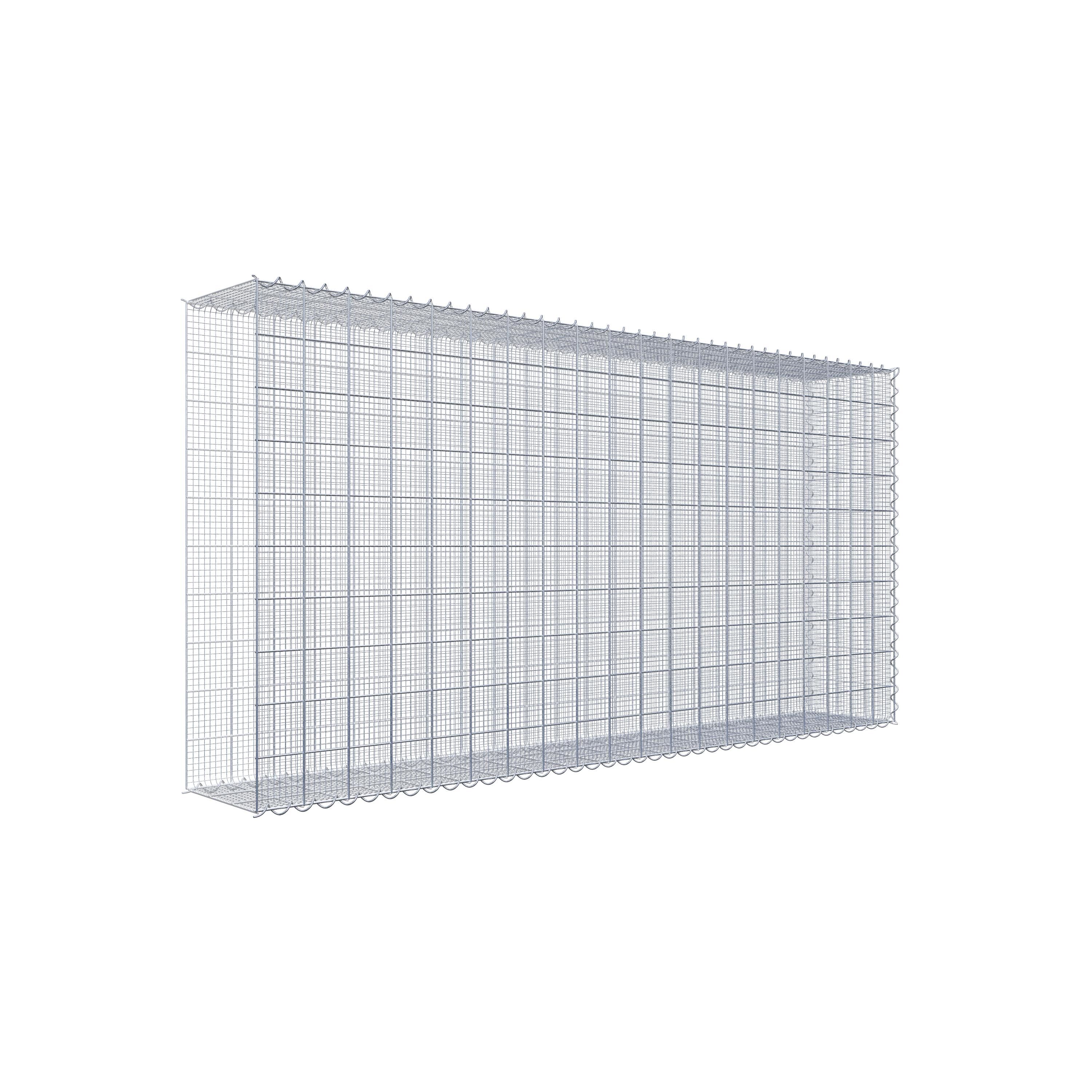 GAB068701707317122bobbie Splittanbaugabione Typ 2 200 cm x 100 cm x 30 cm (L x H x T), Maschenweite 10 cm x 10 cm, Spirale