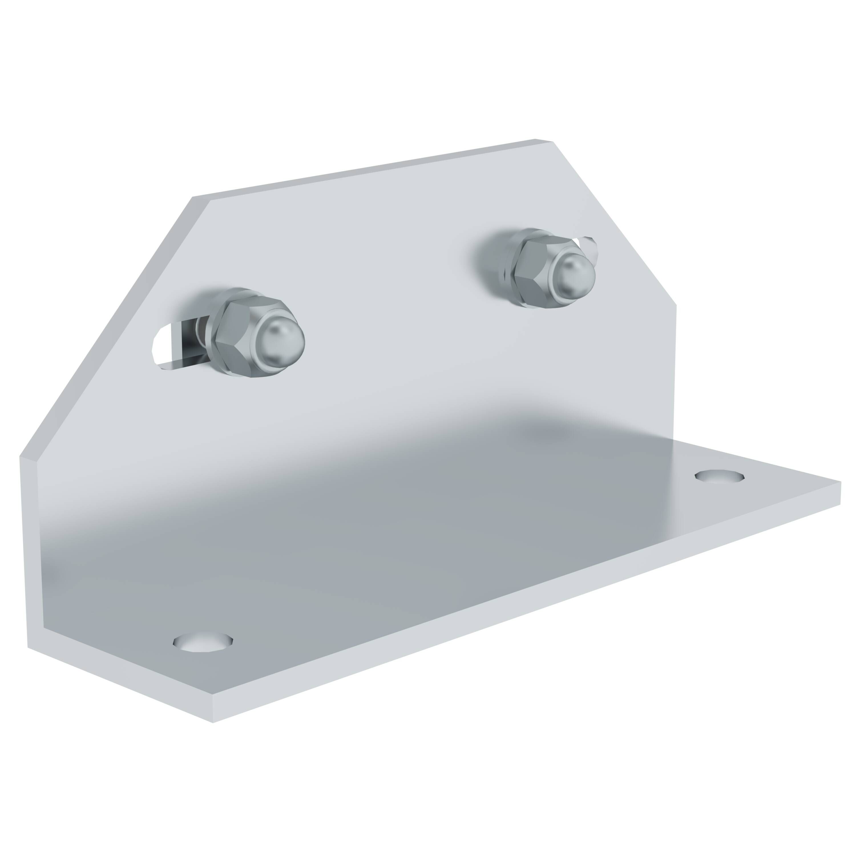 Fußwinkel zur Bodenbefestigung 1 Satz = 2 Stück