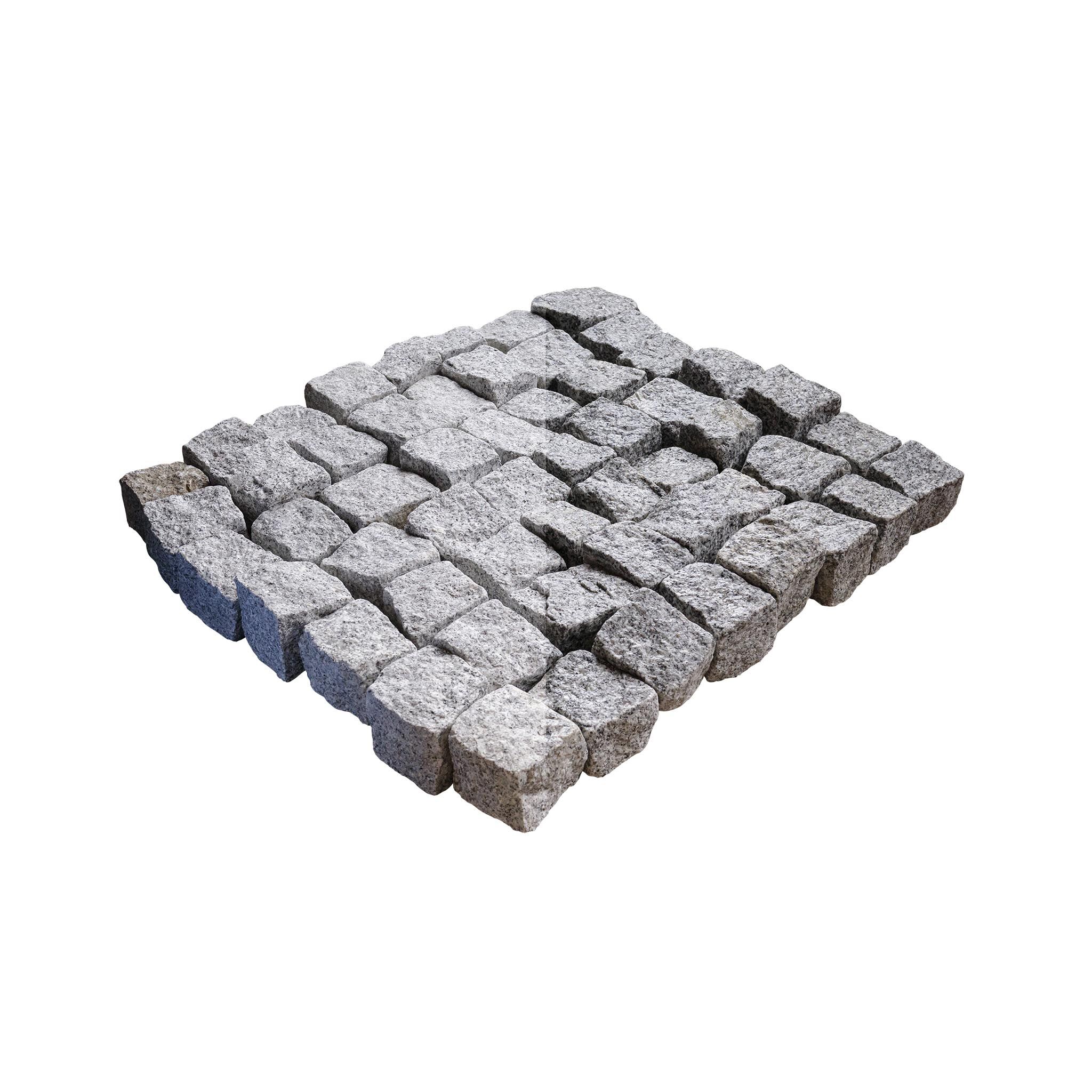 Pflastersteine, Granit grau (Schlesisch), 8-11x0x0 ccm