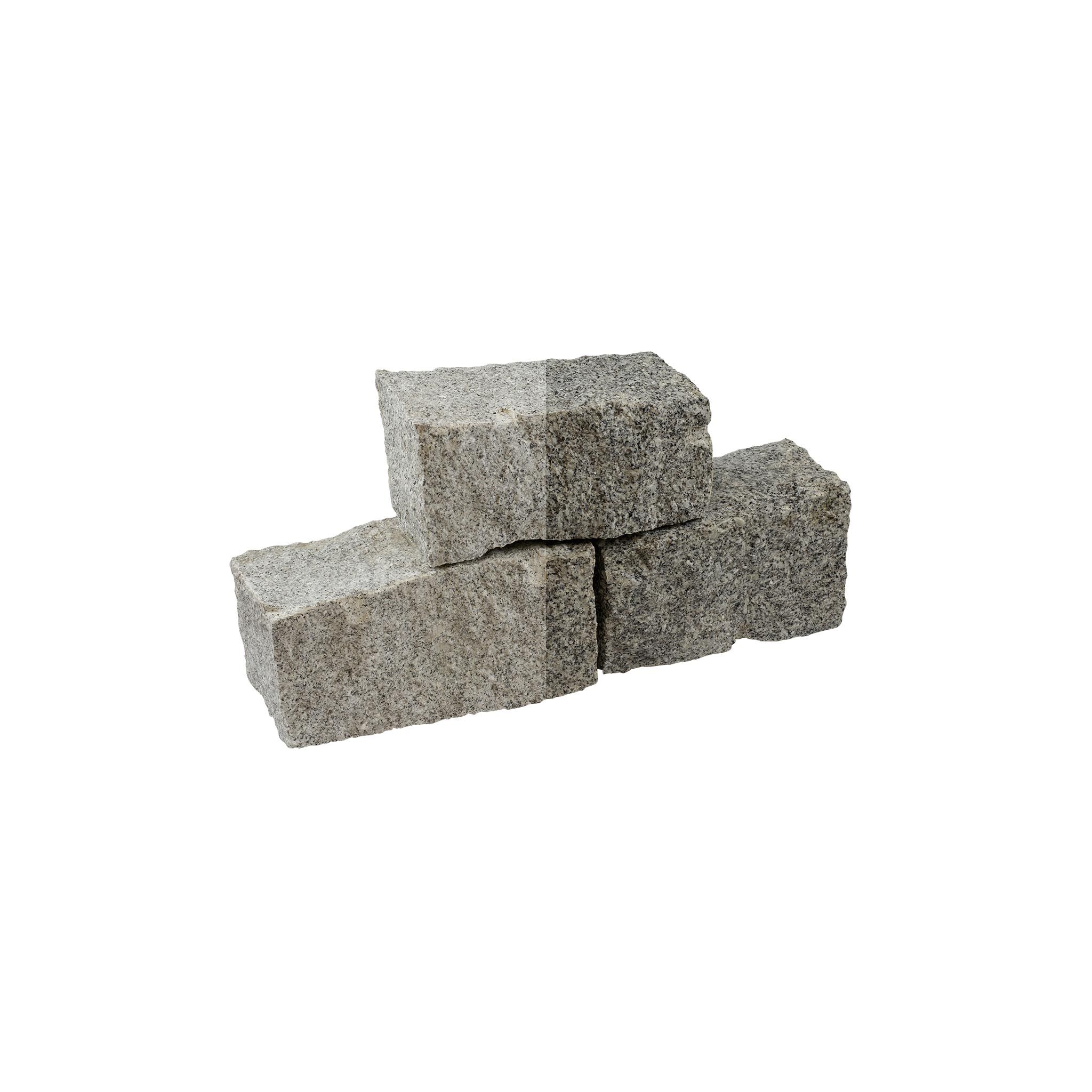 Mauersteine, Granit grau (Schlesisch) gespalten