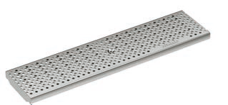 Abdeckroste  Lochrost Edelstahl - L 1m - A15
