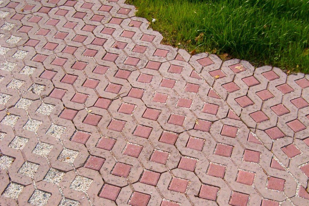 Pflasterstein Rasengitterplatten