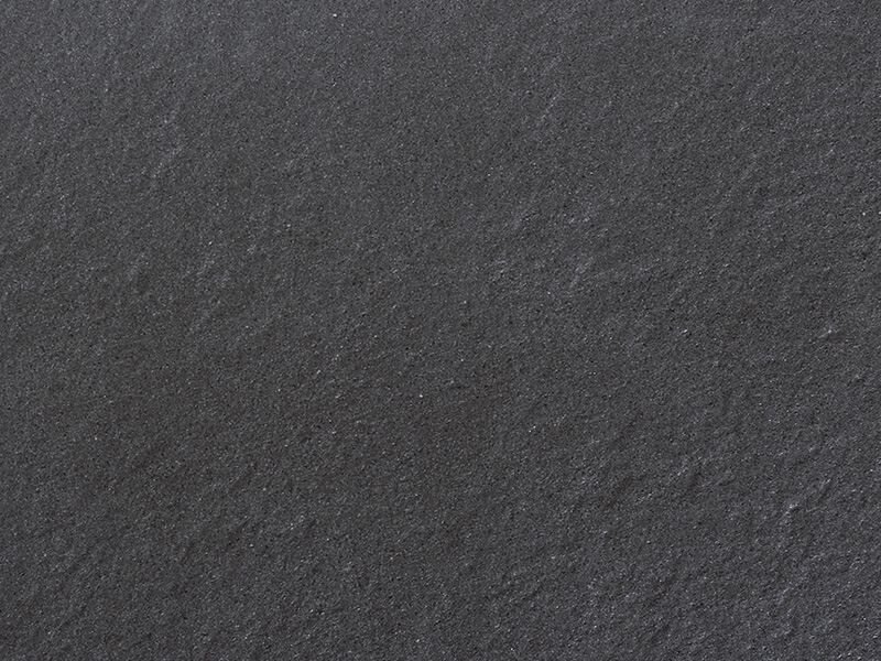 DIEPHAUS Terrassenplatte DIE BELGISCHE Schwarz-Basalt 40/40/4 CM