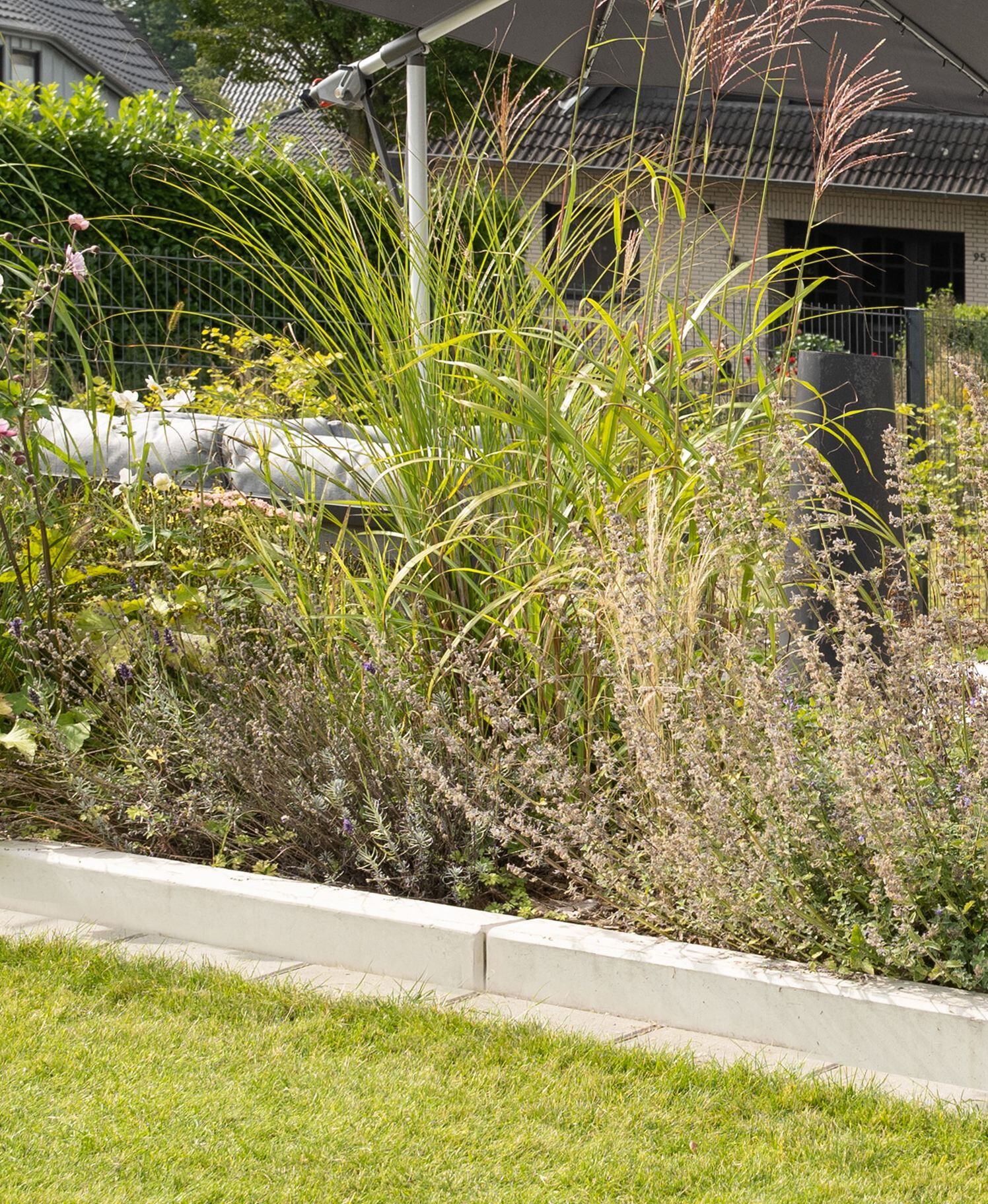 DIEPHAUS ELEMENTO BORDSTEIN Grau 100x25x8 CM