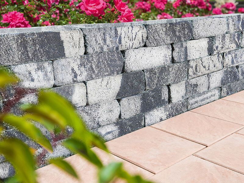 DIEPHAUS Mauerstein SIOLA-MEDIO Weiß-Schwarz 42/21/12,5 PE3