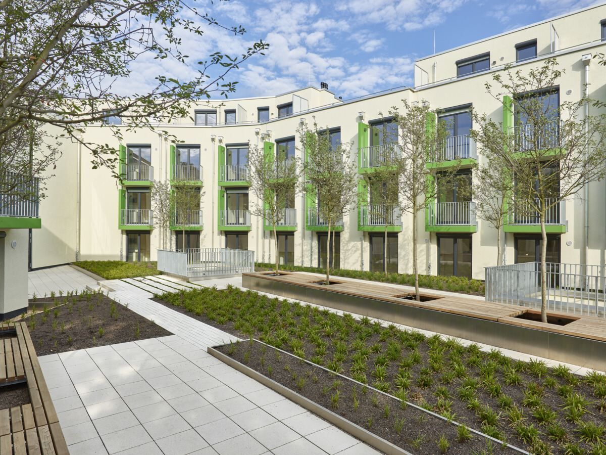 GDM.NUEVA stone 400 x 400 x 80 mm - ferro - grau-uni