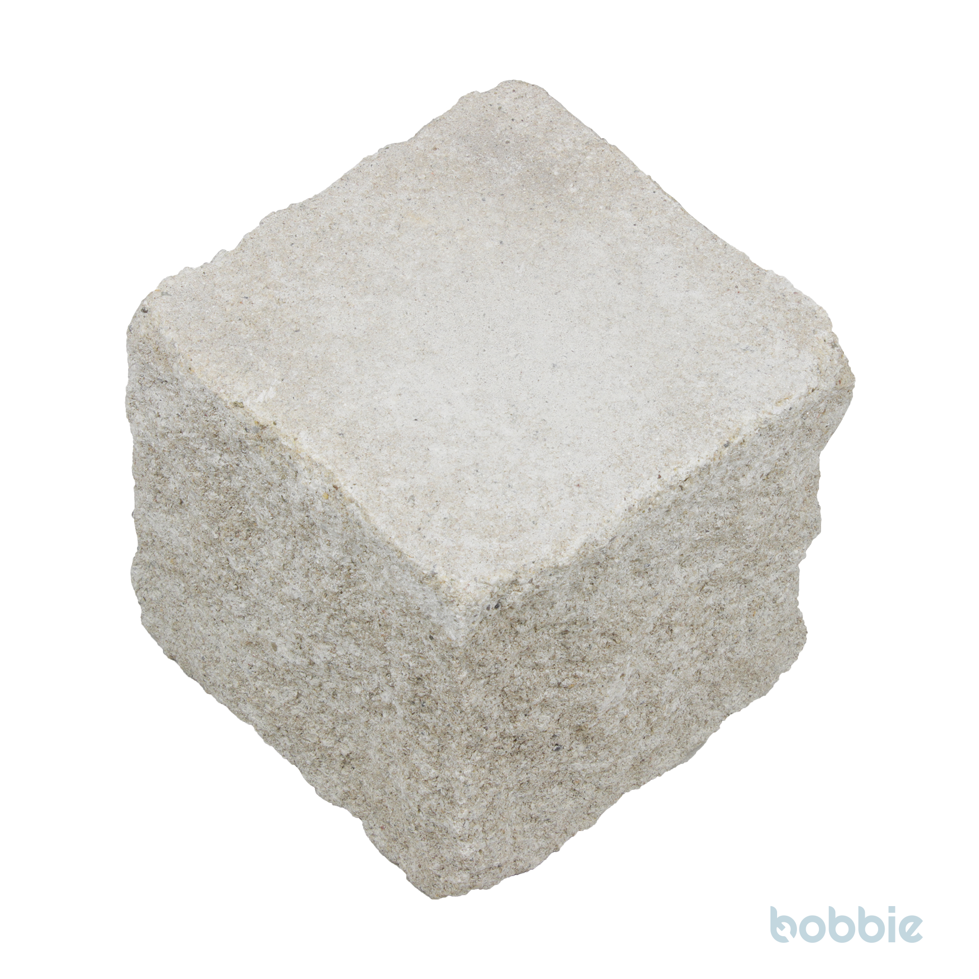 GDM.MOLINA wall Anfangsstein proActive (bruchraue stirnseite) - 200 x 200 x 200 mm - antik dte100 - kalkstein-mittel