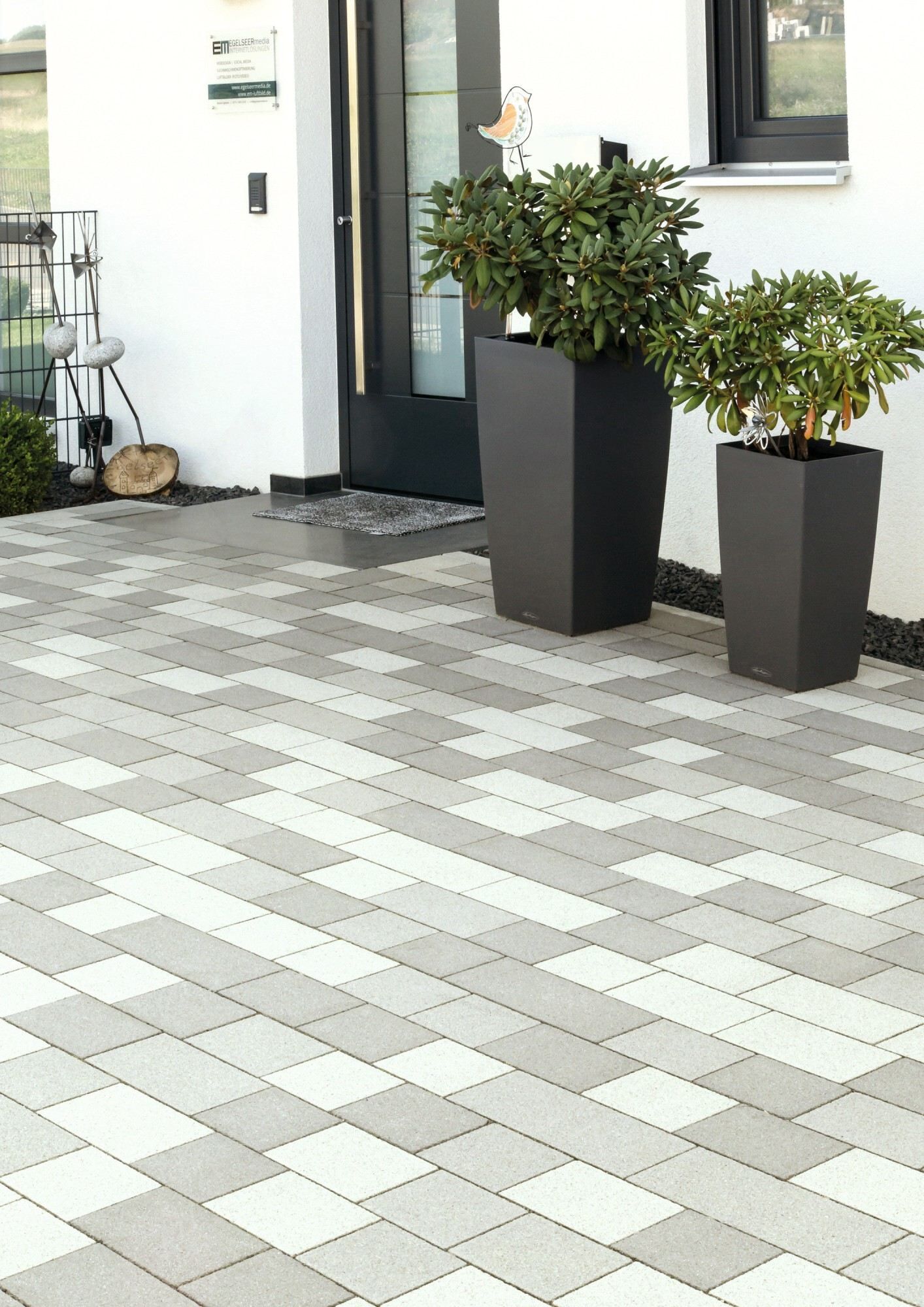 GDM.MOLINA stone proActive Kleinpflastersystem 8 cm - ferro soft - granit-mittel