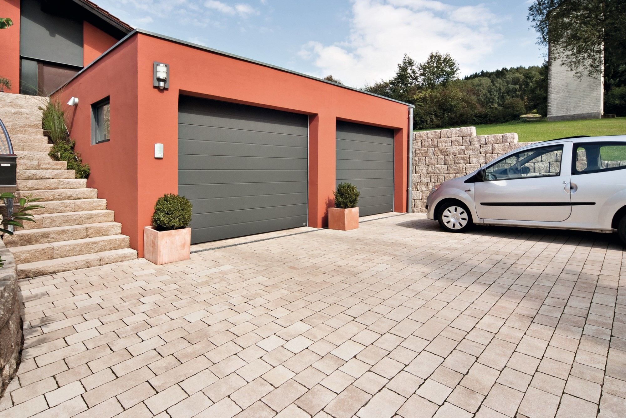 GDM.DECA stone proActive Kleinpflastersystem 8 cm - antikplus - braun-beige