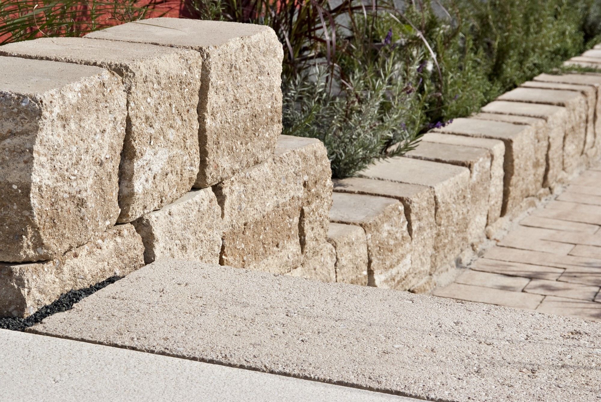 GDM.KLASSIK step - 400 x 400 x 150 mm - sandstein-beige