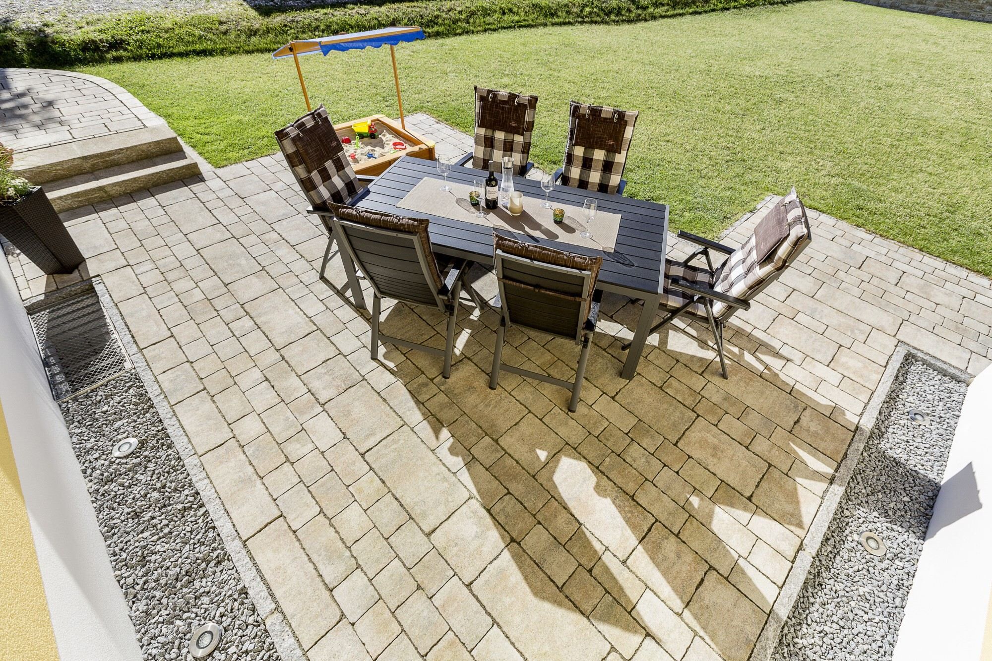 GDM.KLASSIK step 800 x 400 x 150 mm - ohne kopfbearbeitung - Muschel-Kalk