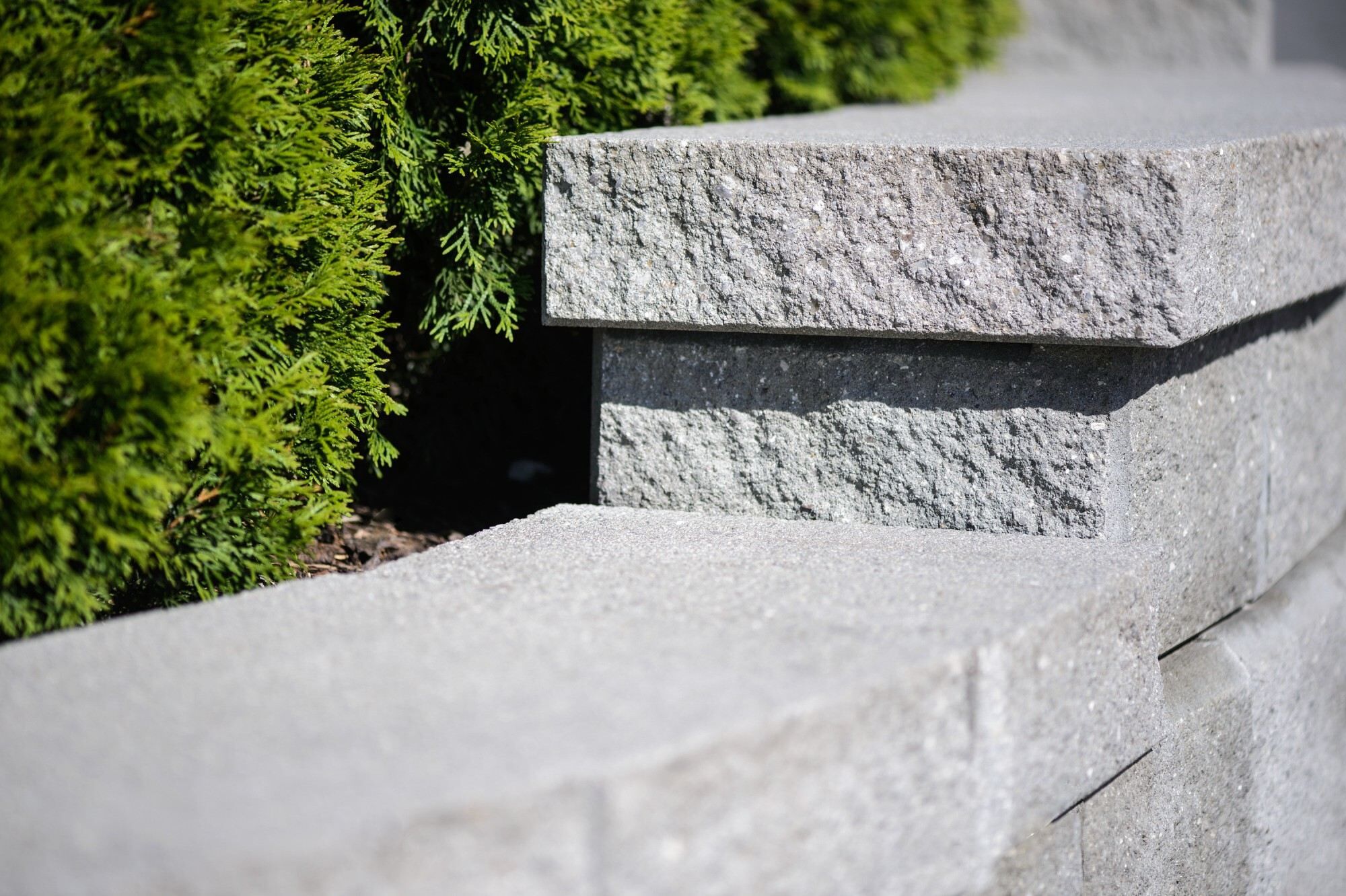 GDM.ALLAN block Abdeckstein - Grau - 330 x 348 x 100 mm