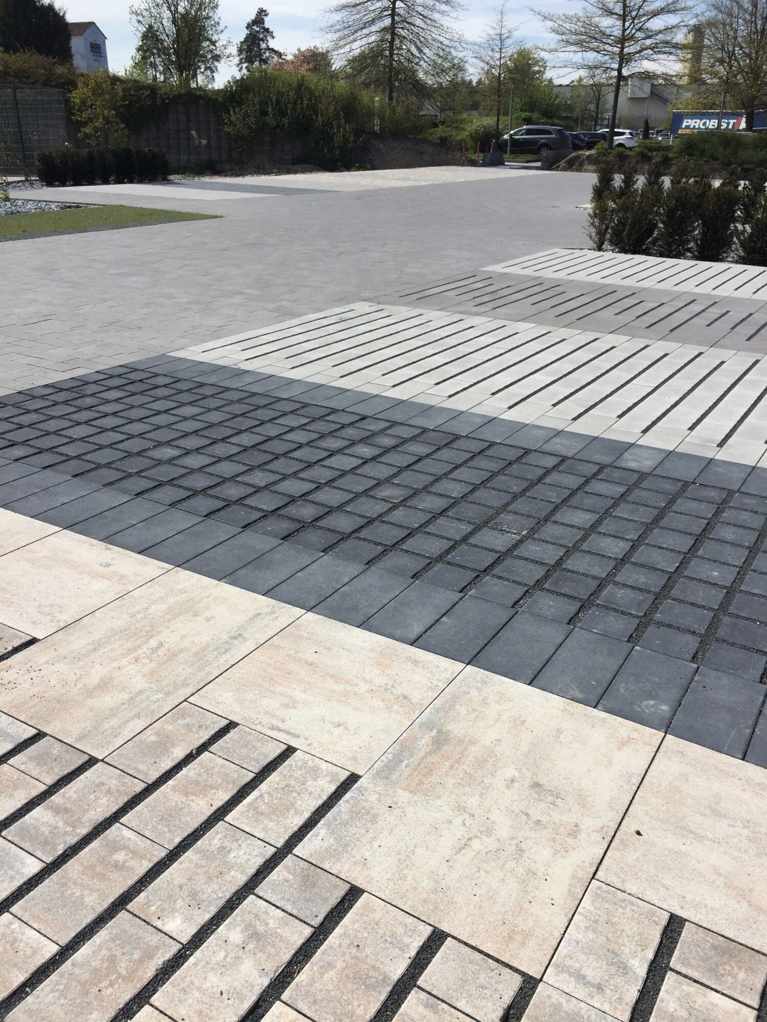 GDM.TETRAGO stone 400 x 200 x 80 mm - nativo - anthrazit